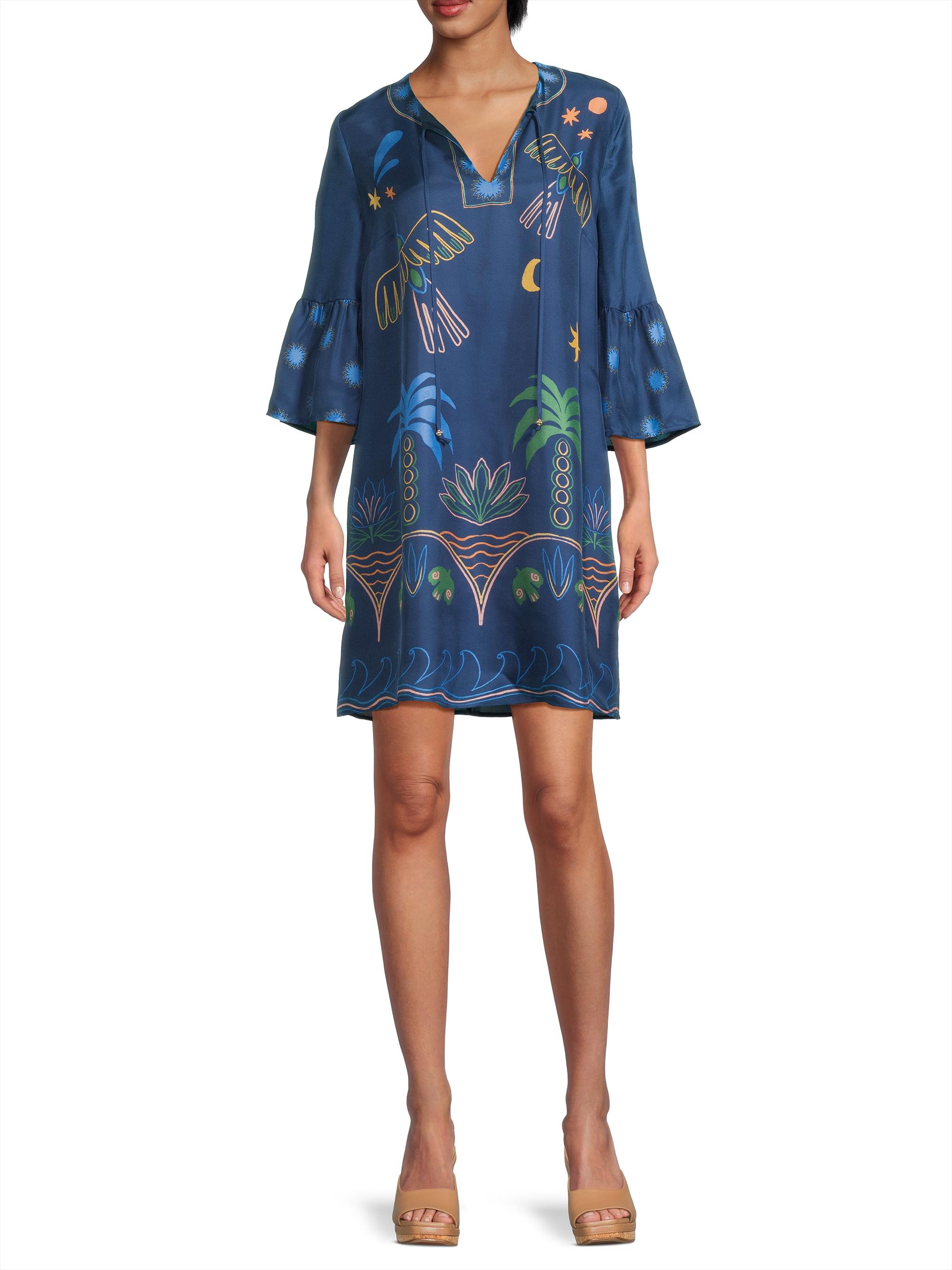 Shop Johnny Was Lorianne Shift Minidress | Saks Fifth Avenue