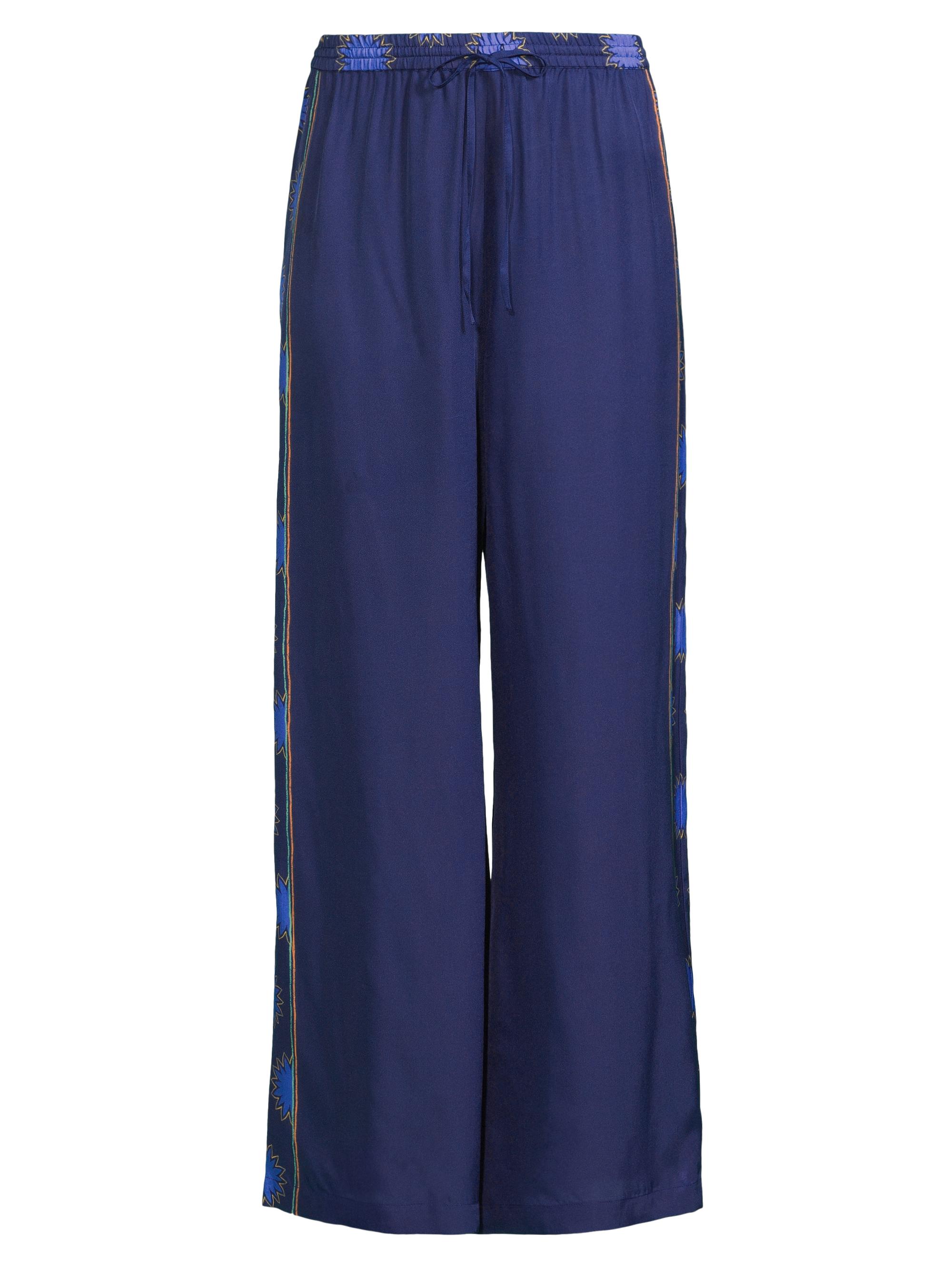 Johnny Was Women's Frankie Easy Silk Pants - Del Mar