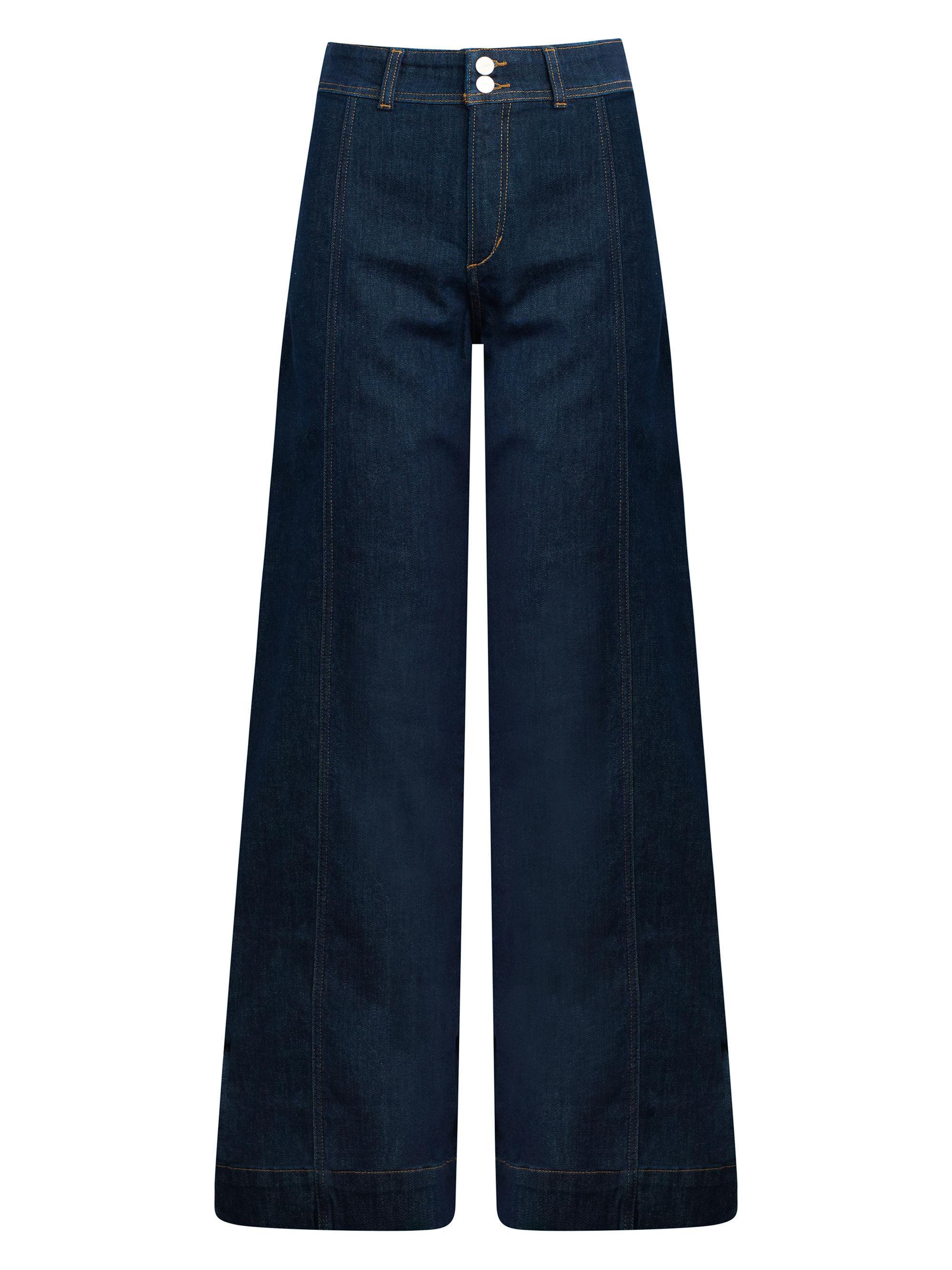 Joe's Jeans The Seamed Stretch Denim Wide-Leg Trousers | Saks