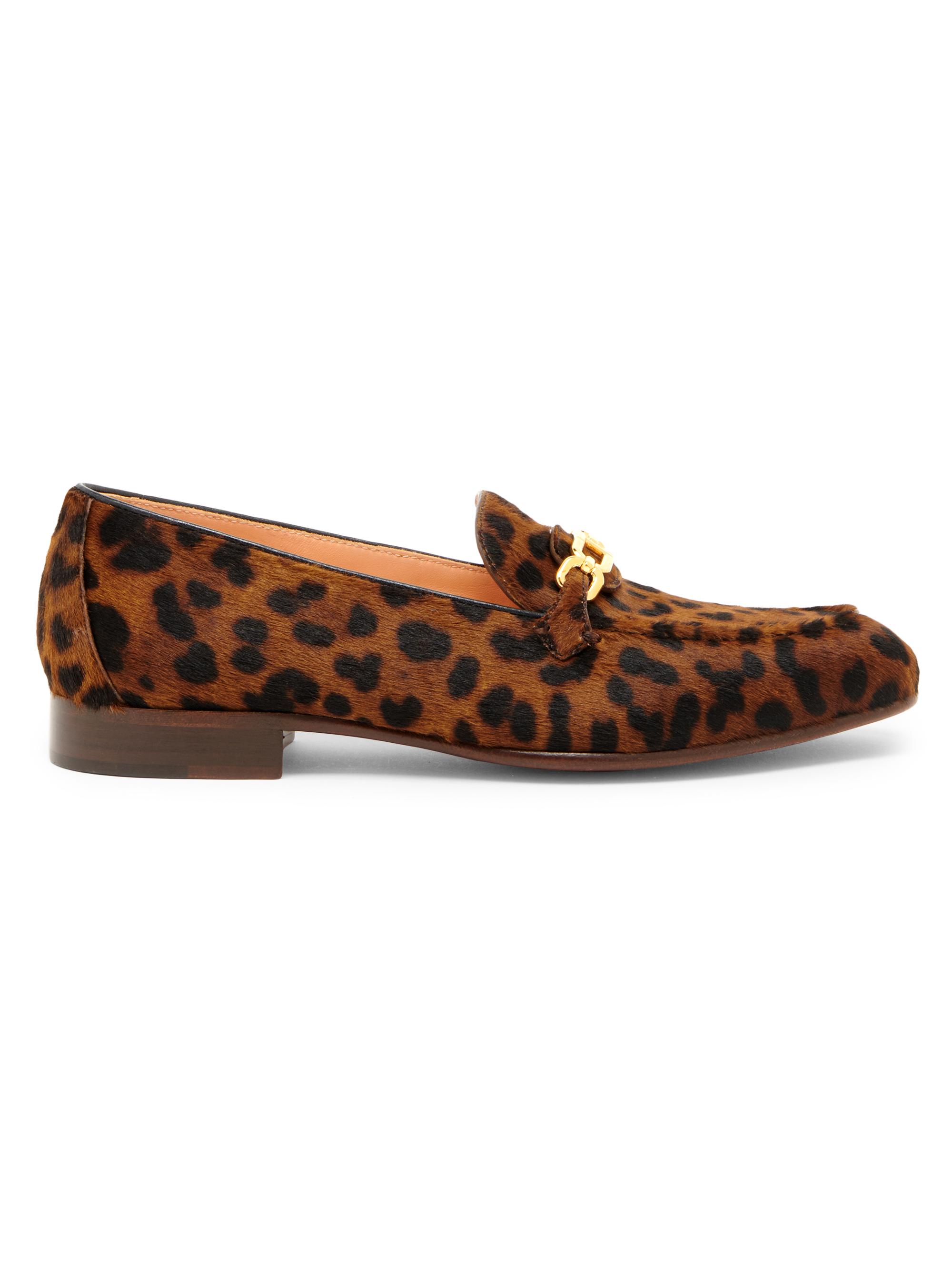 TOM FORD Women's Leopard-Print Calf Hair Loafers - Brown Multi