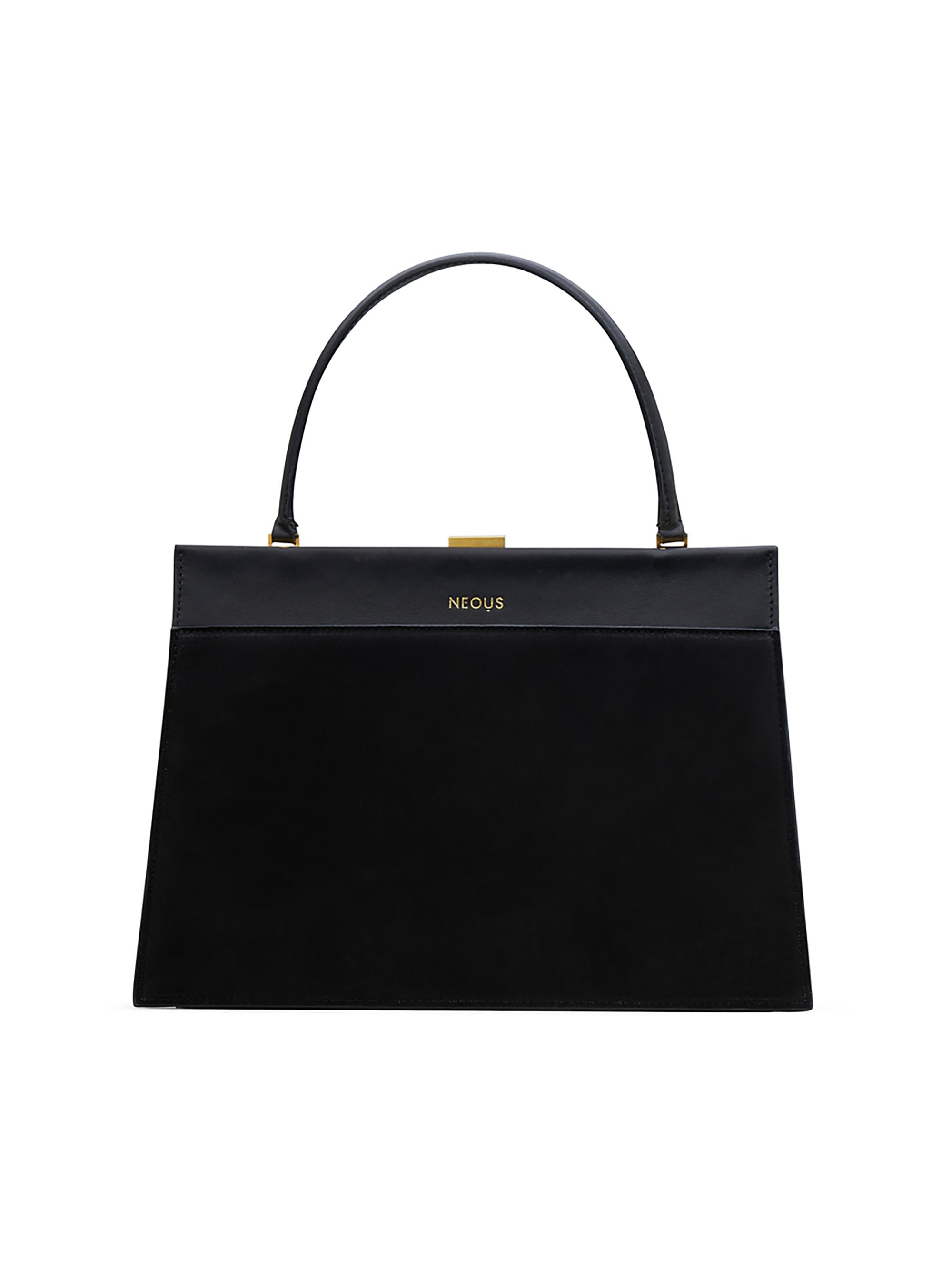 Neous Women's Bellatrix Leather & Suede Top Handle Bag - Black