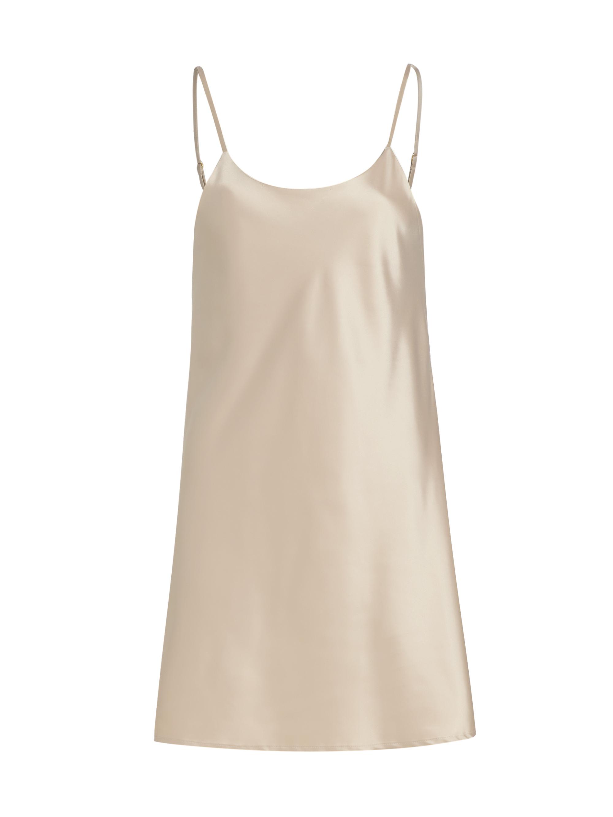 Natori Women's Glamour Satin Slip - Cafe