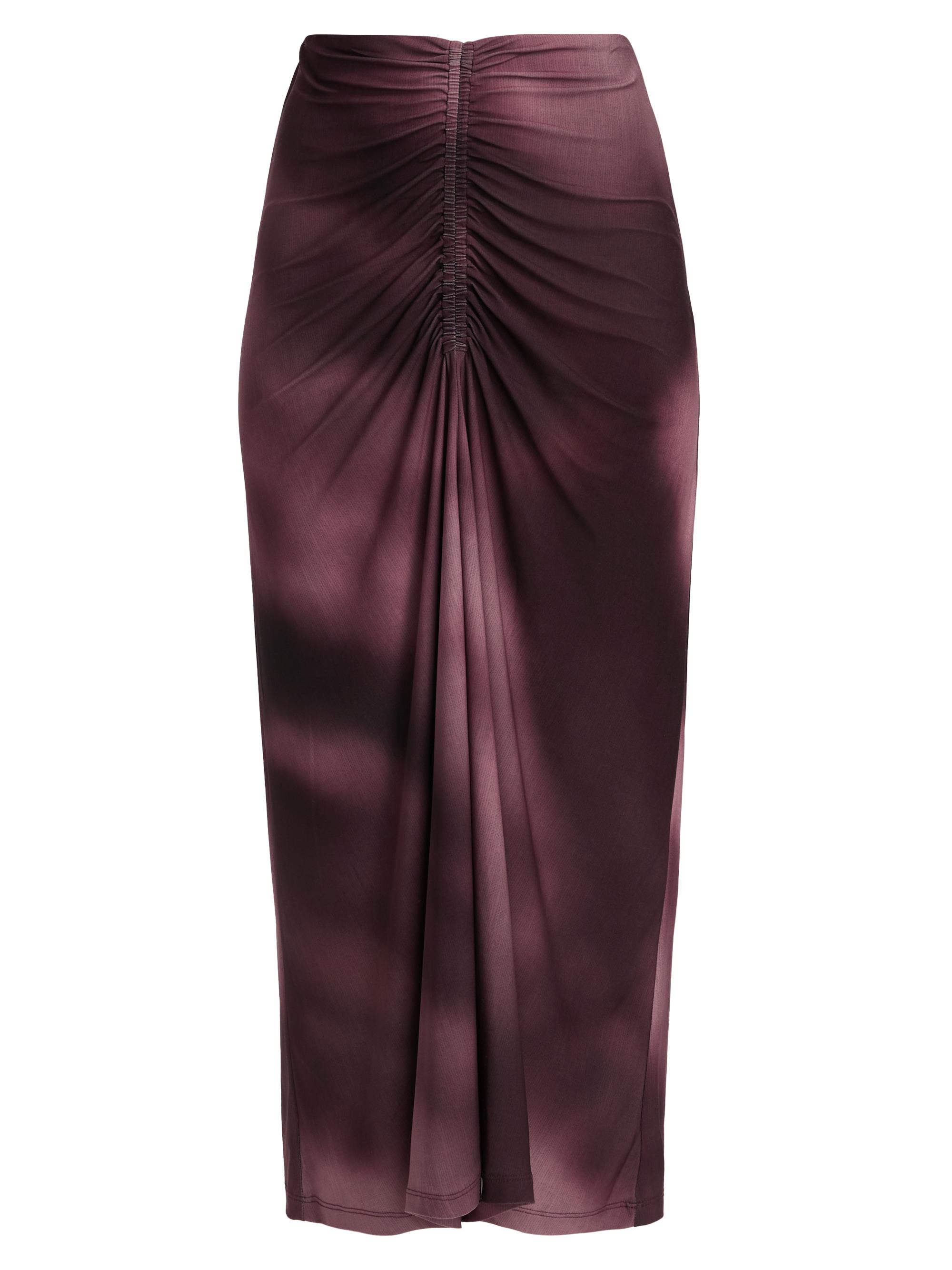 Maria Cher Women's Varela Anna Midi-Skirt - Burgundy