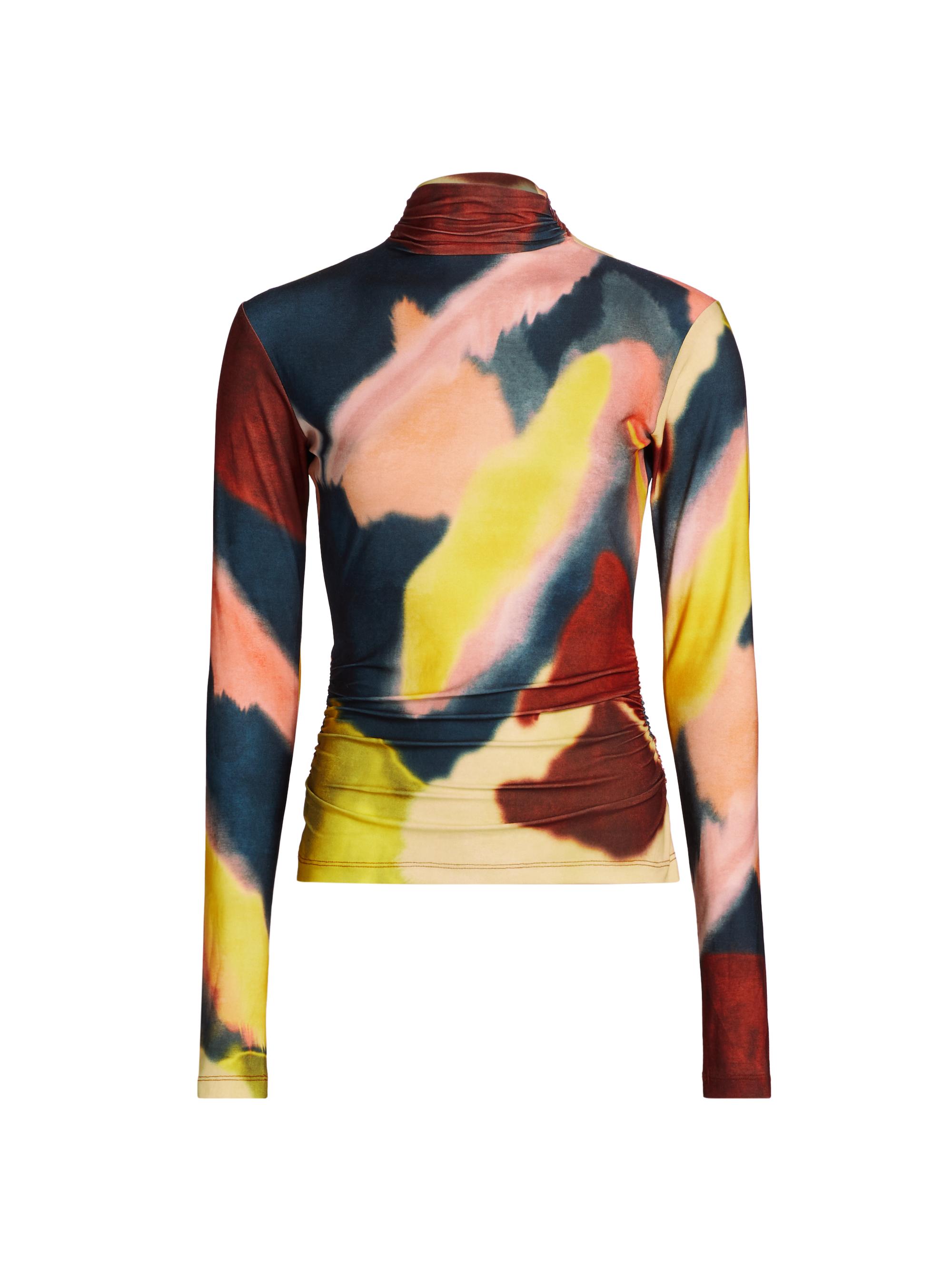 Maria Cher Women's Madero Aida Long-Sleeve Top - Red Mustard