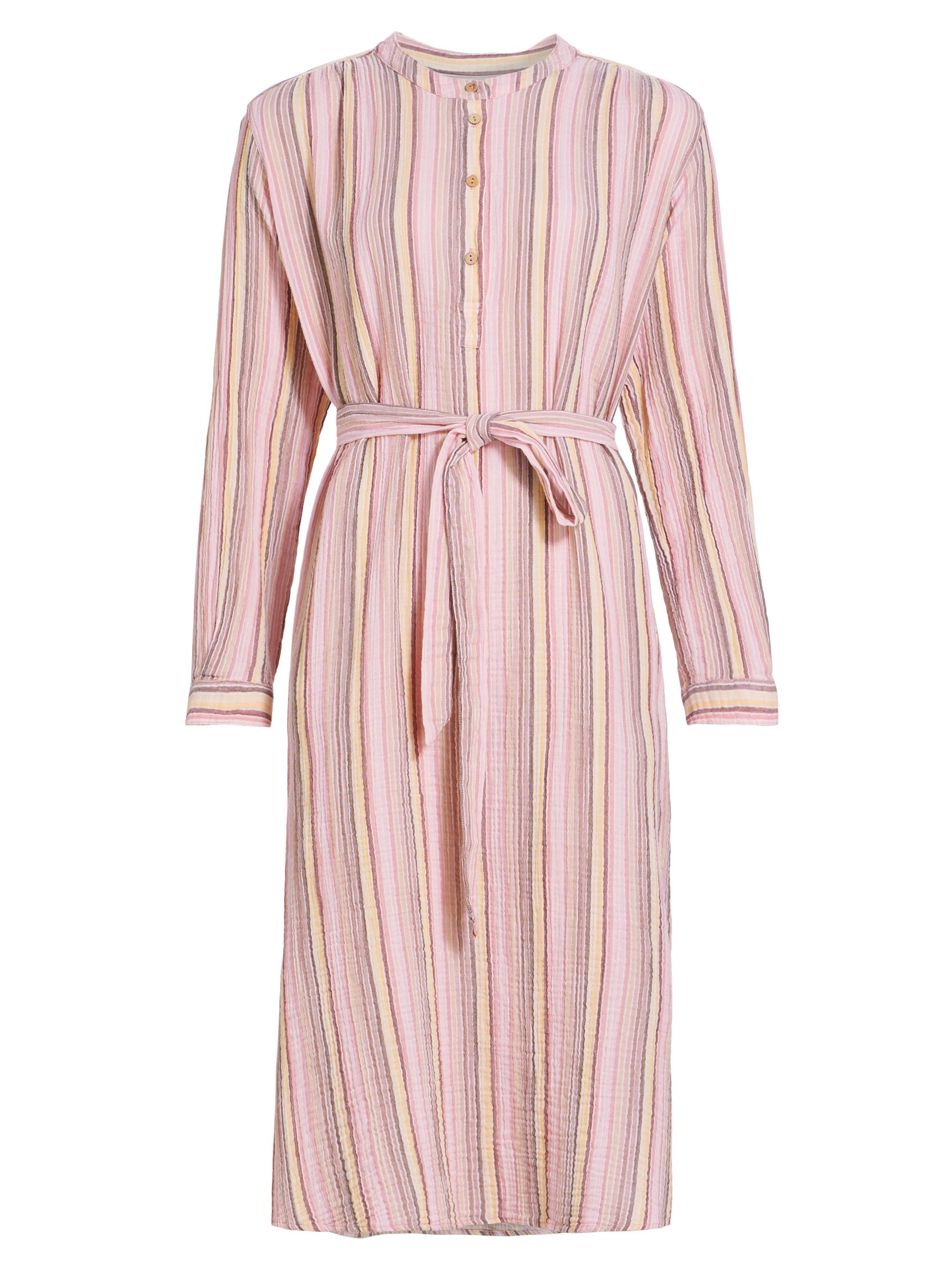 XÍRENA Women's Kylie Striped Tie-Waist Midi-Dress - Sunrays