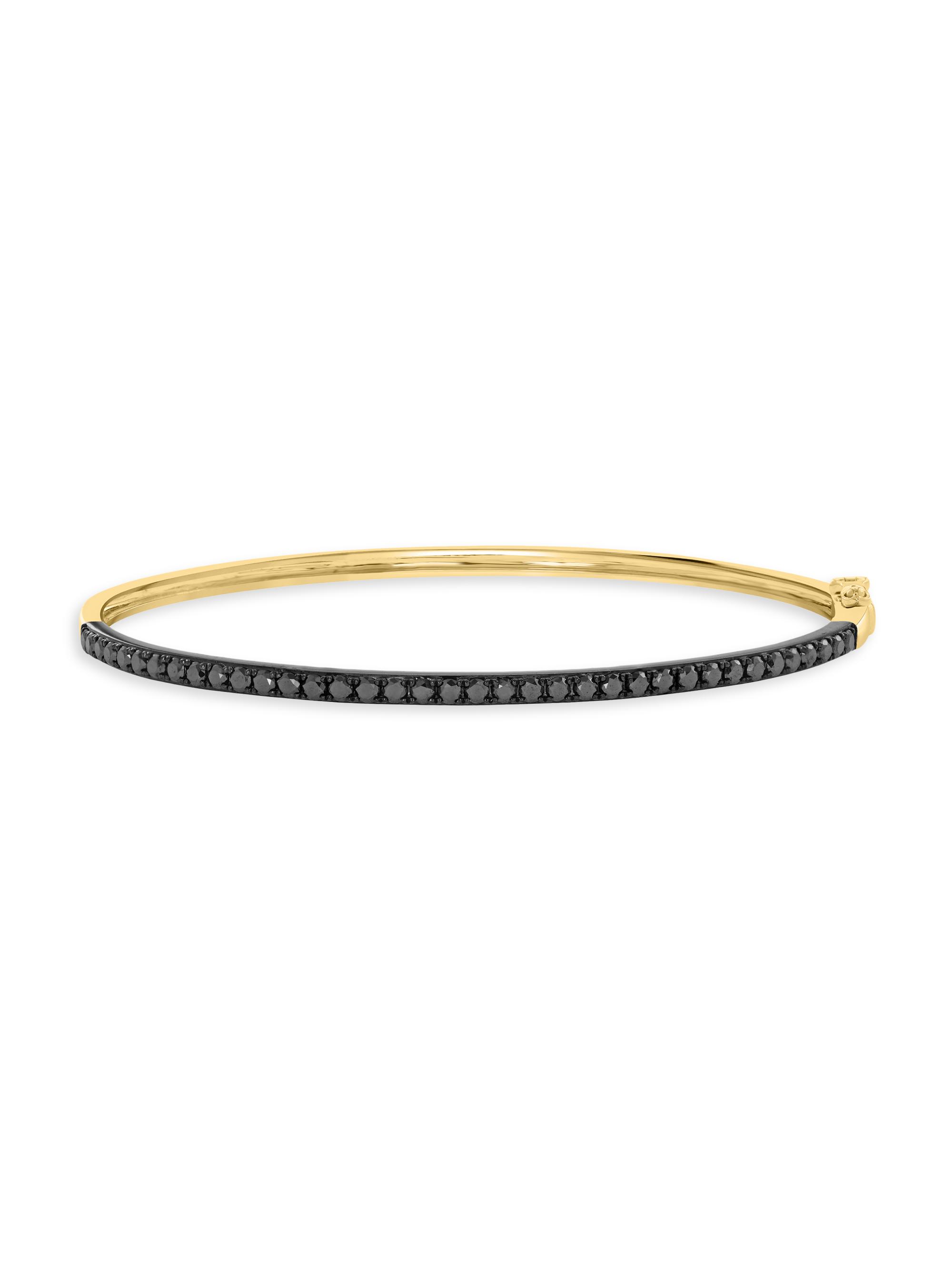 Saks Fifth Avenue Collection 14K Yellow Gold & 1.00 TCW Black