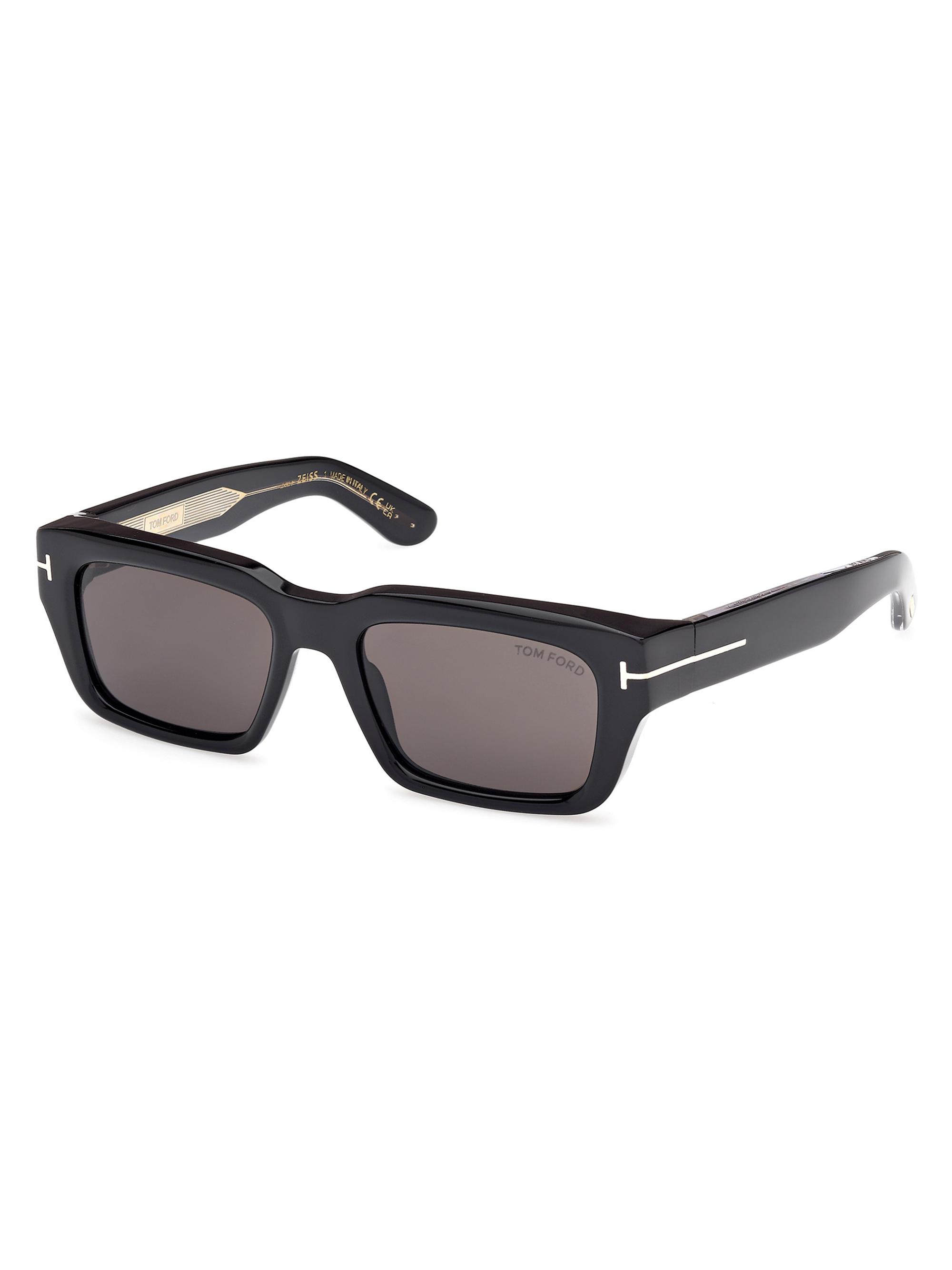 TOM FORD Men's Icon 54MM Rectangular Sunglasses - Shinydarkhavana