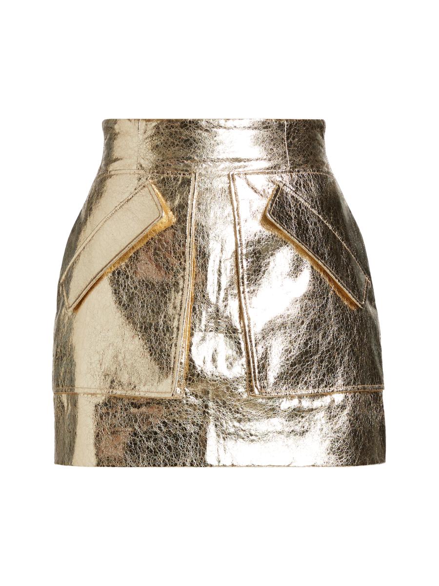 スカート sculptor western faux leather micro skir Western Faux Leather Micro Skirt Red Brown – Sculptor