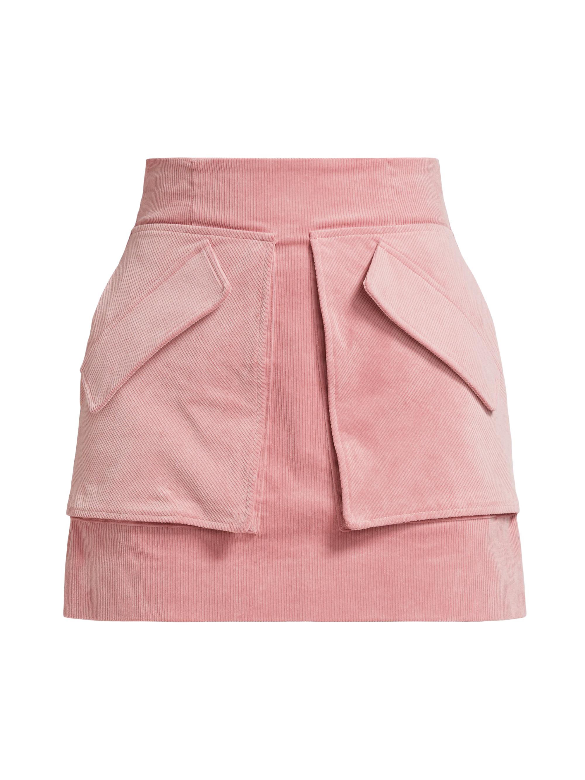Aknvas Women's Cherry Stretch-Cotton Miniskirt - Blush
