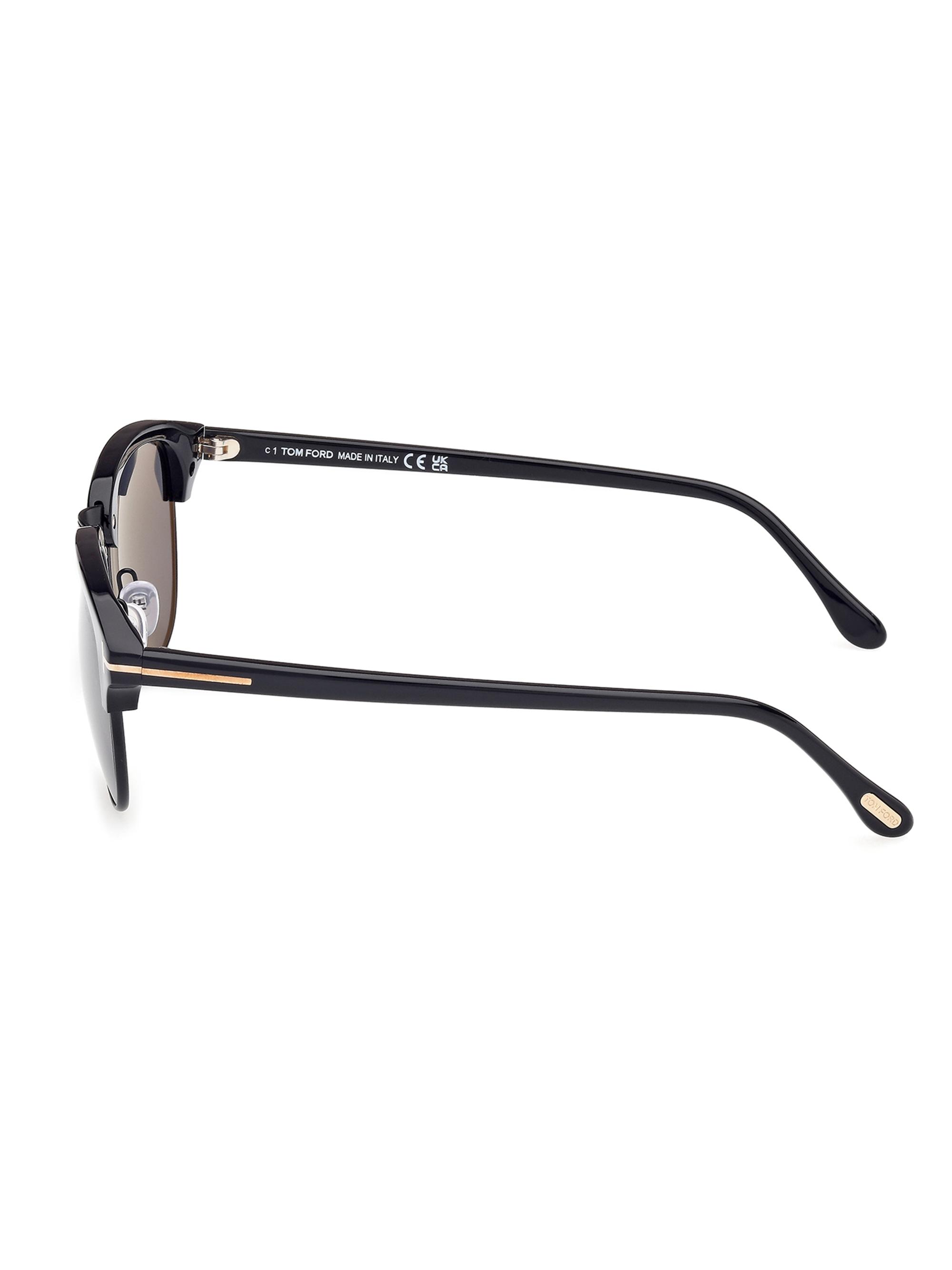 TOM FORD Henry 53MM Browline Sunglasses | Saks Fifth Avenue