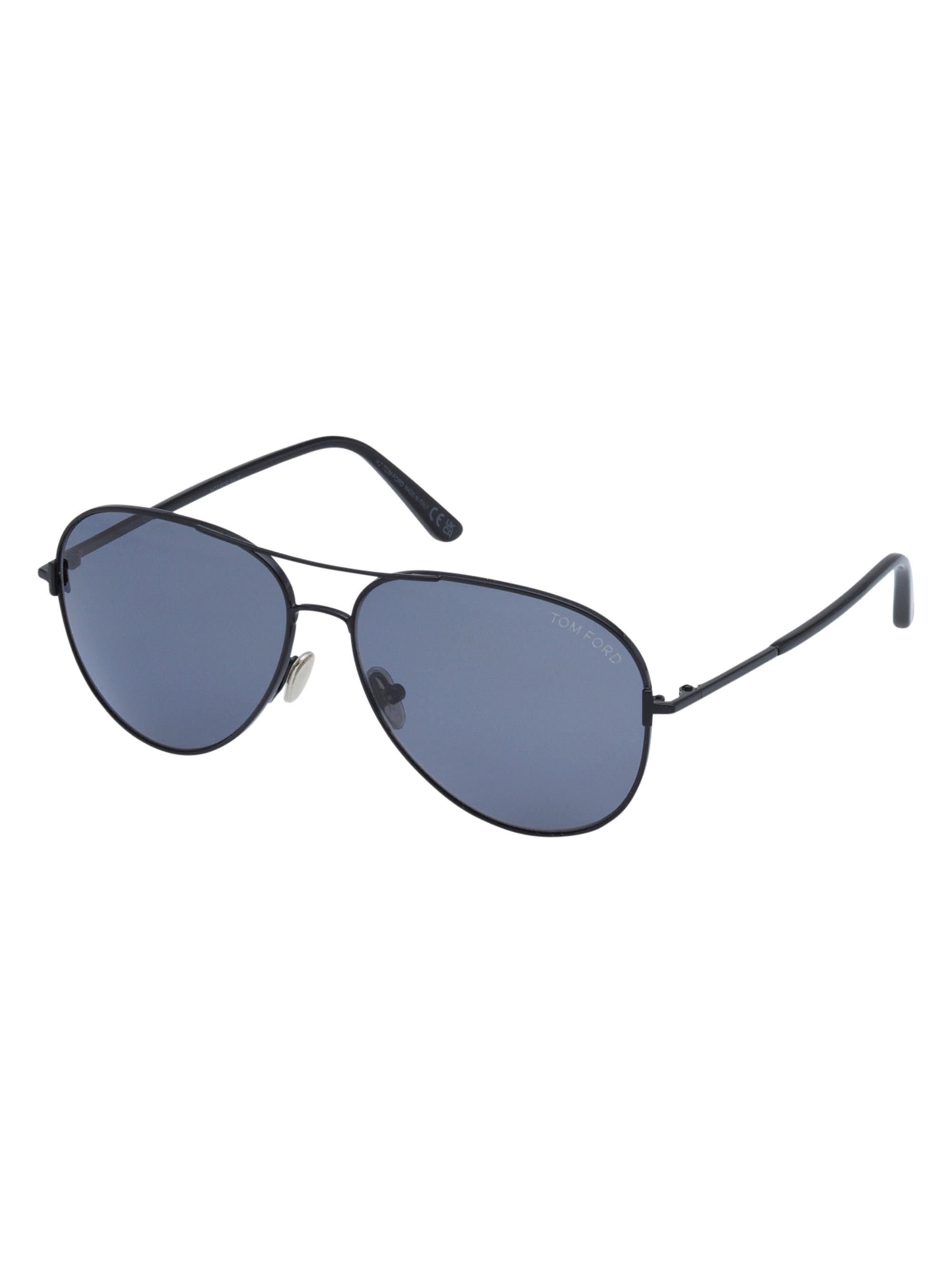 TOM FORD Men's Clark 59MM Pilot Sunglasses - Black Blue