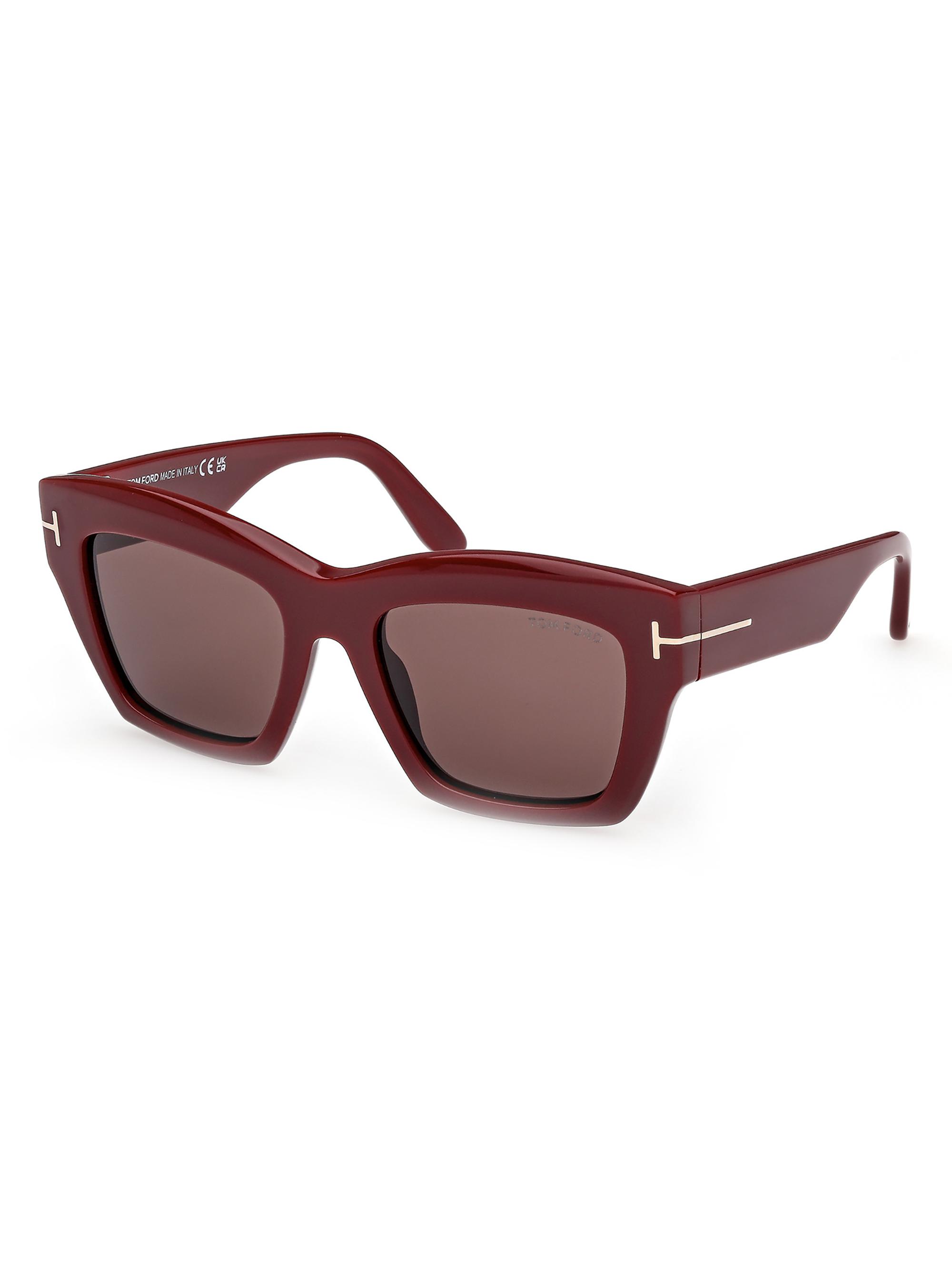 TOM FORD Women's Luna 52MM Butterfly Sunglasses - Bordeaux Bordeaux