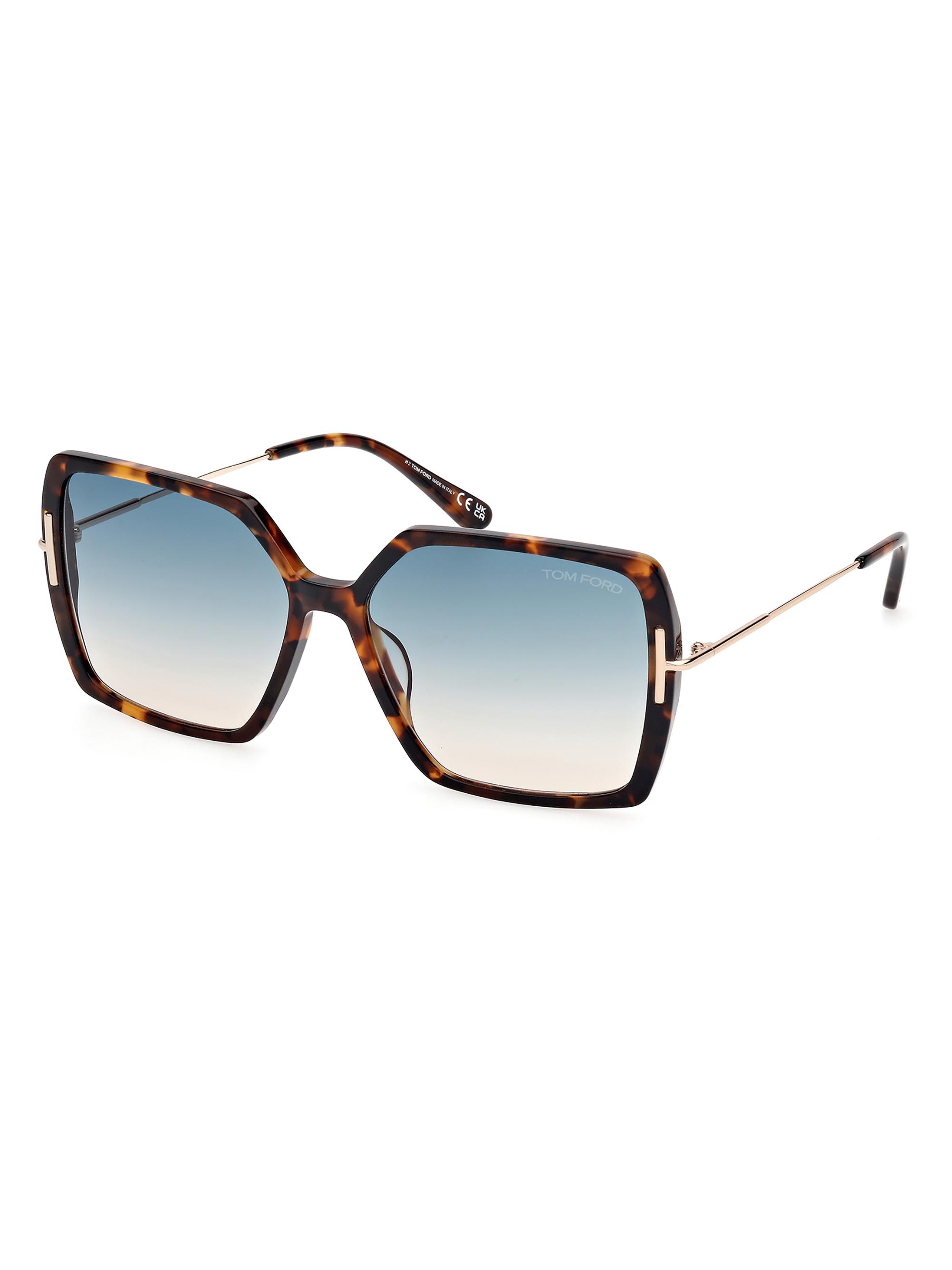TOM FORD Women's Joanna 59MM Butterfly Sunglasses - Tortoise Blue