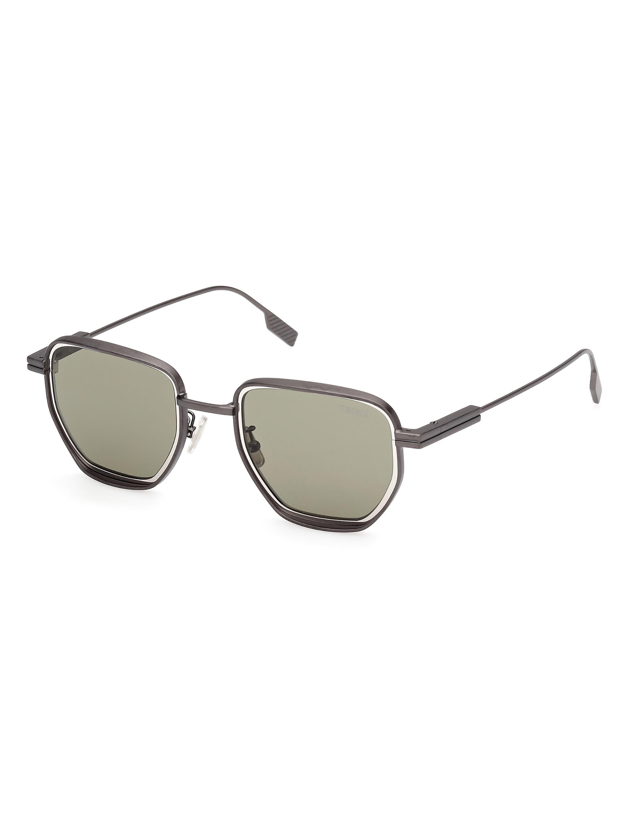 ZEGNA 54MM Rectangular Sunglasses | Saks Fifth Avenue
