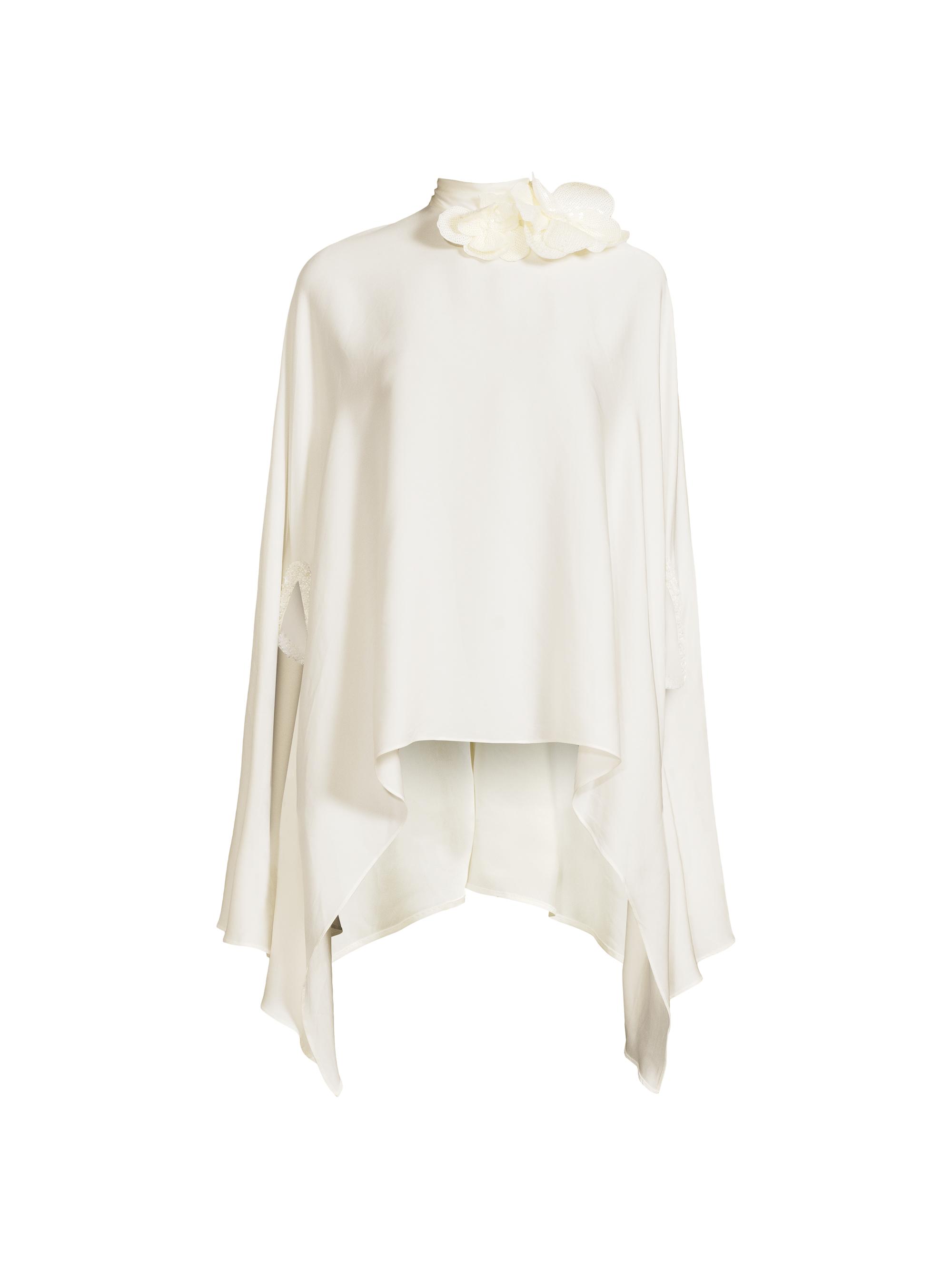 Ungaro Women's Avie Silk Cape Blouse -