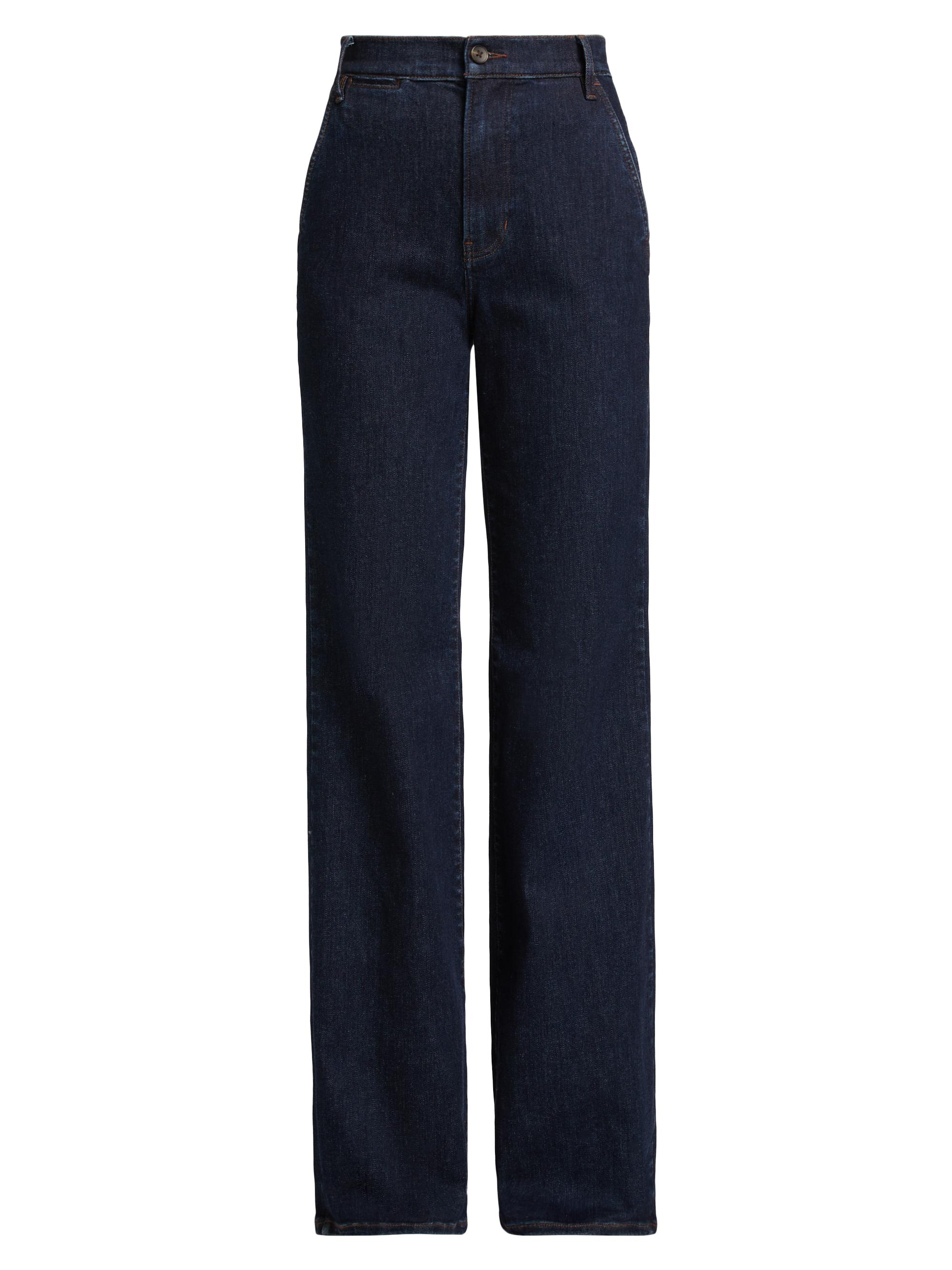 Veronica Beard Women's Crosbie High-Rise Wide-Leg Jeans - Indigo Rinse