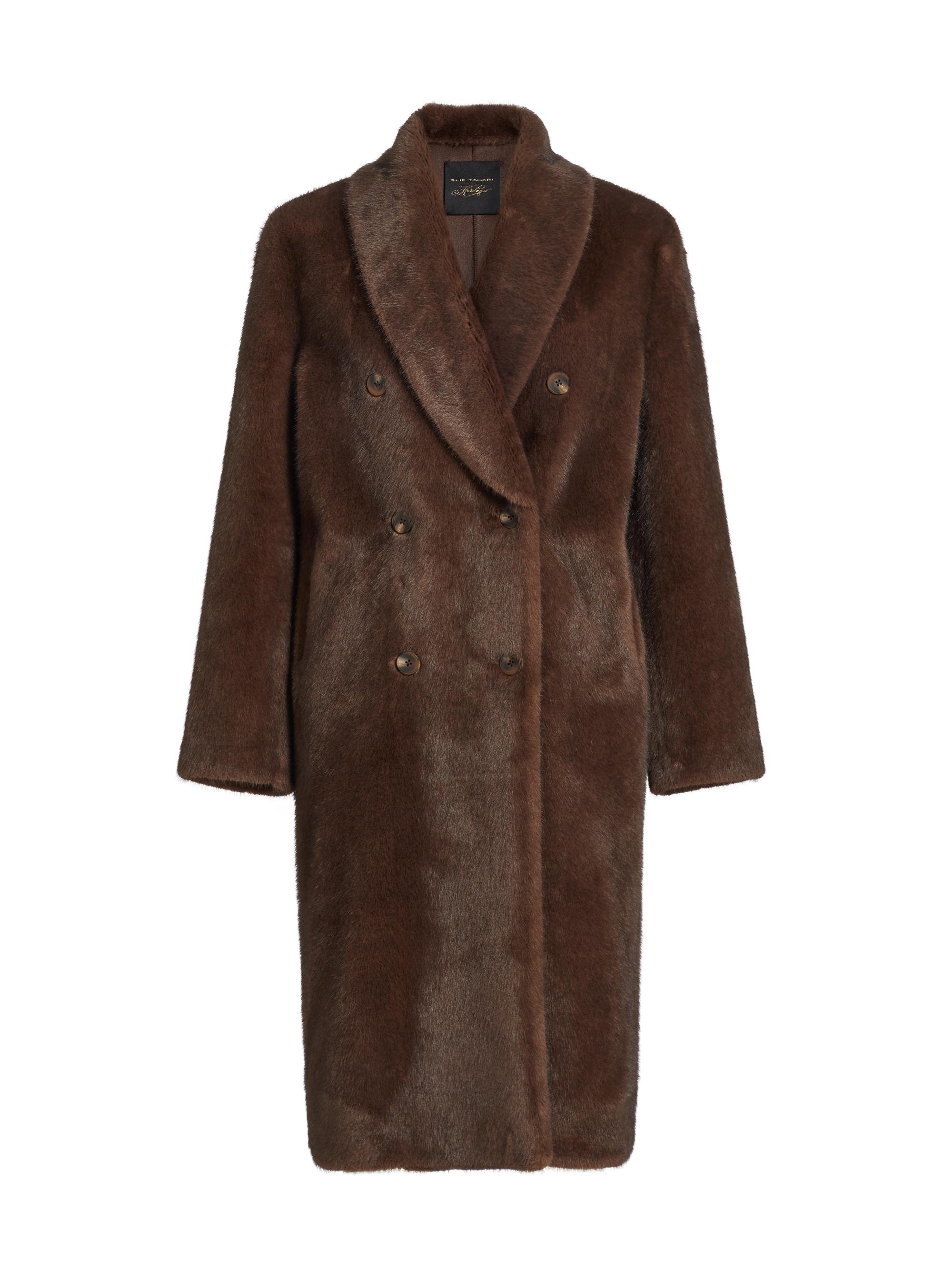 美品☆特価☆ELIE TAHARI☆高級メリノウール ボレロ☆ベージュS Elie Tahari Nora Wool-Blend Belted Coat | Saks Fifth Avenue