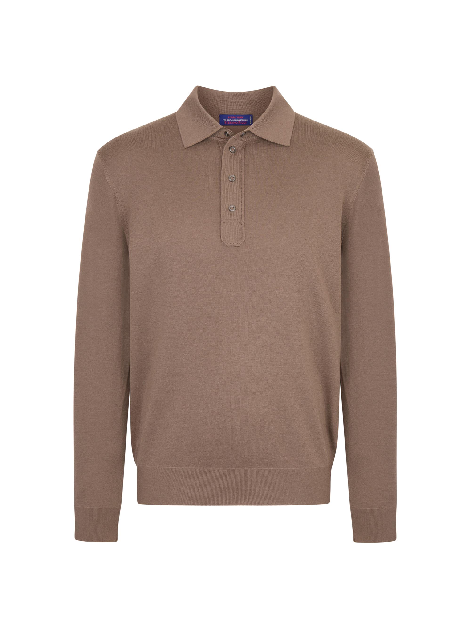 Stefano Ricci Men's Polo Sweater - Beige
