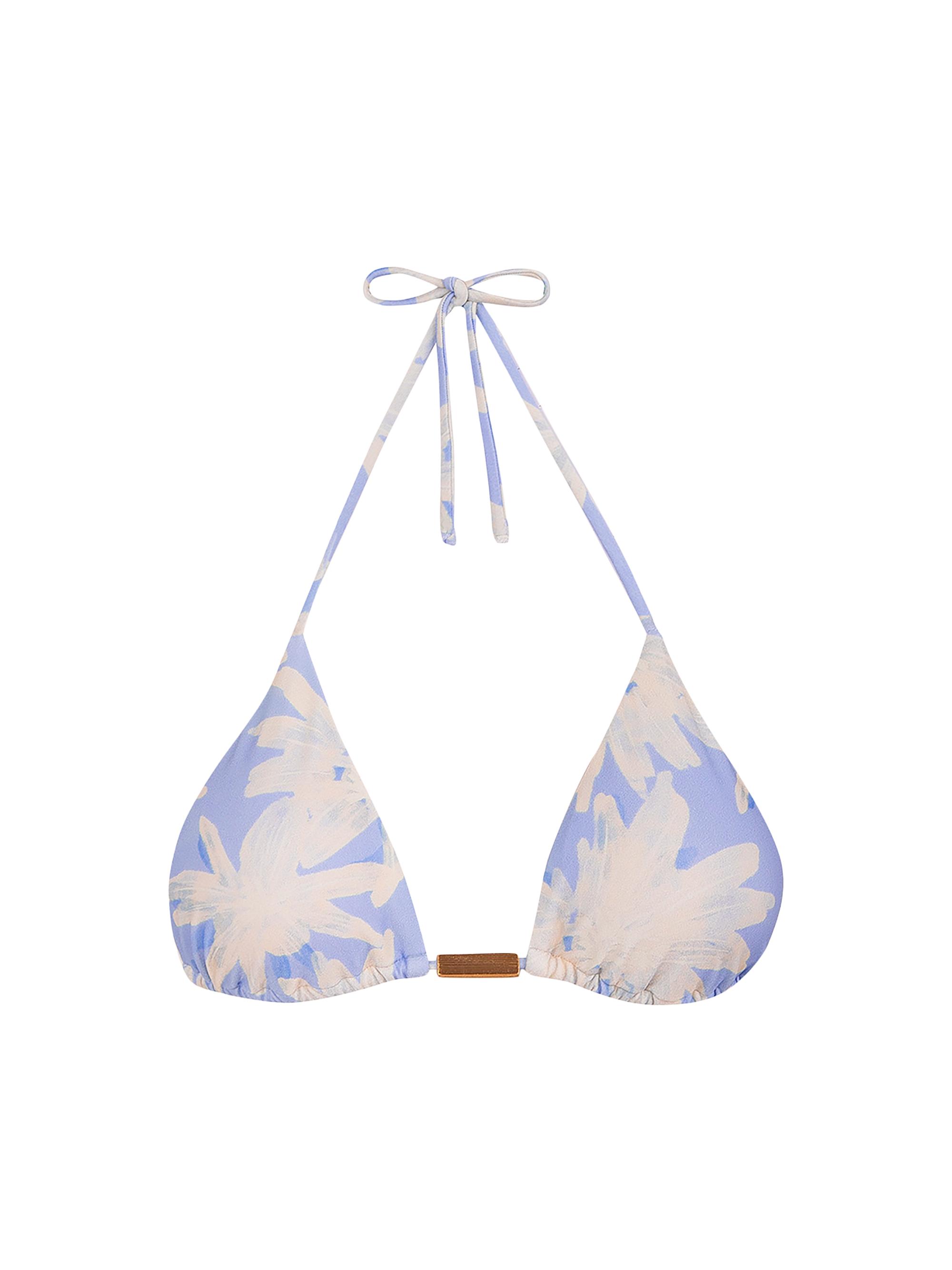 ViX by Paula Hermanny Women's Maliblue Triangle Bikini Top