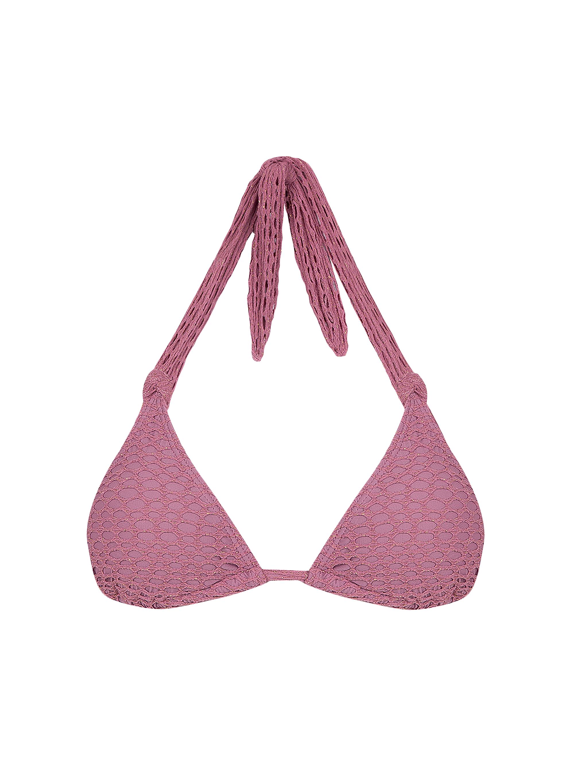 ViX by Paula Hermanny Women's Solid Lee Triangle Bikini Top - Blue