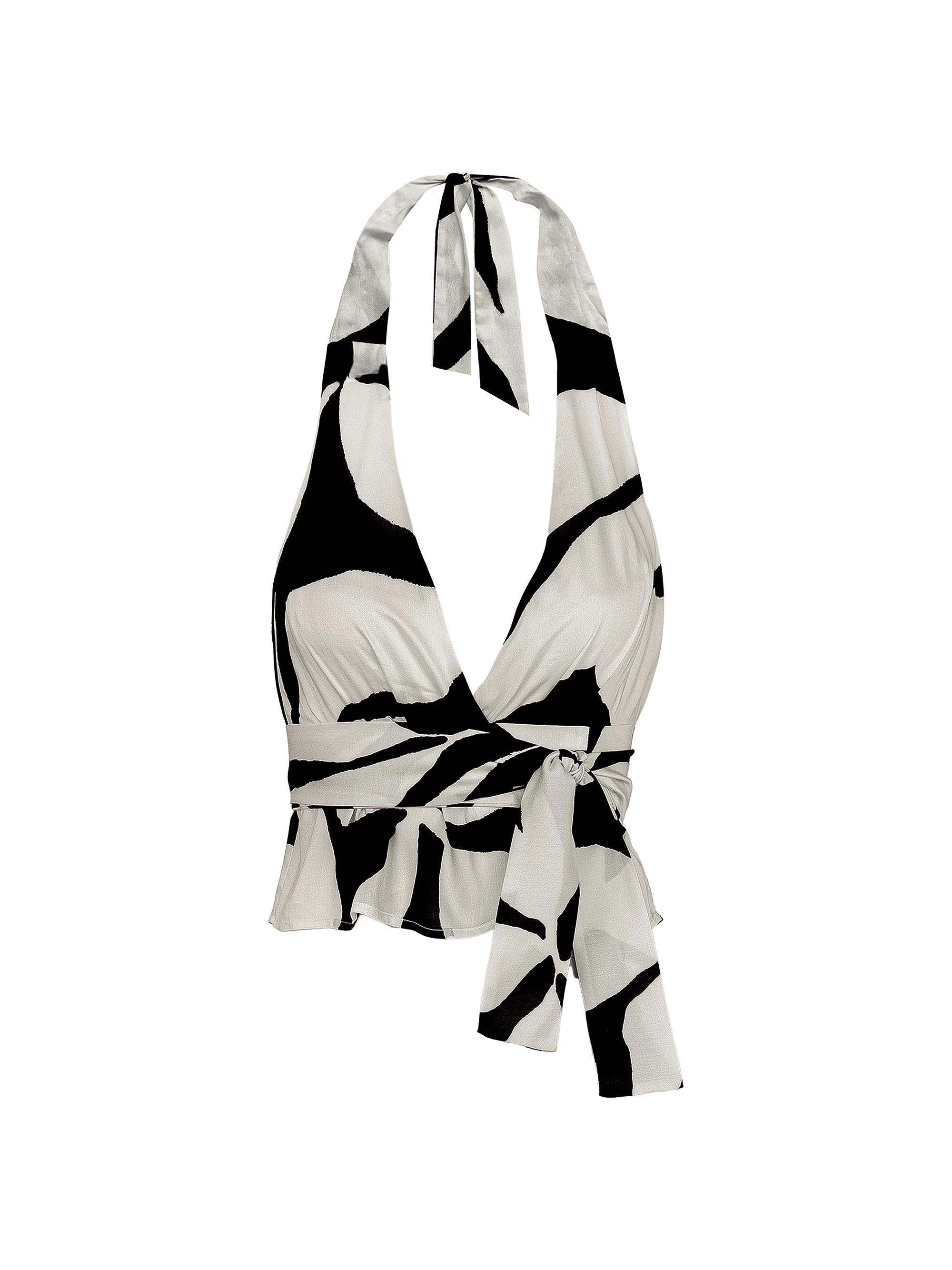 ViX by Paula Hermanny Women's Bossa Lea Halterneck Blouse