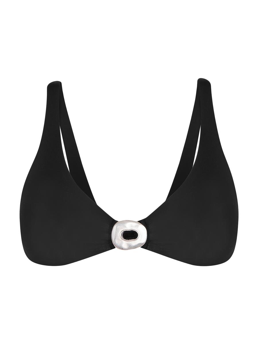 Vix By Paula Hermanny Women's Solid Sama Mayra Bikini Top In Black