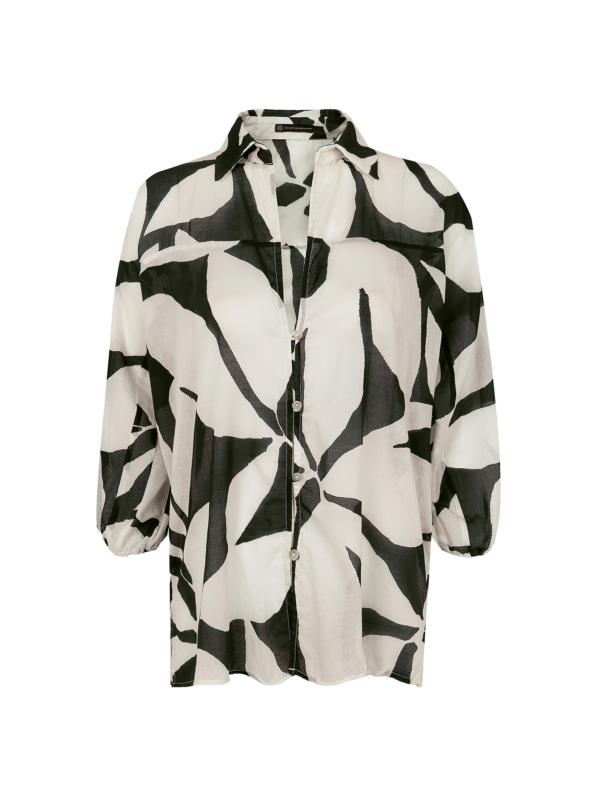 ViX by Paula Hermanny Women's Bossa Moana Button-Front Cover Up