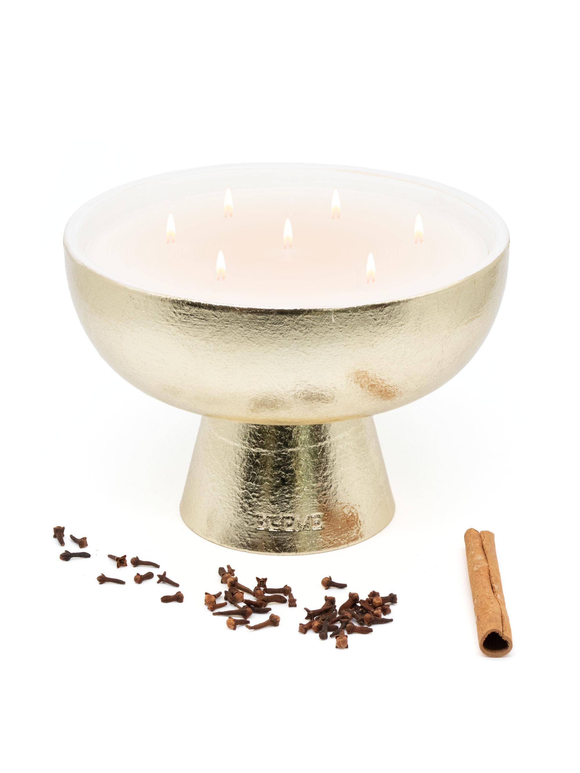 Blueme Gold Cheer Pomegranate & Clove Ceramic Candle Medium