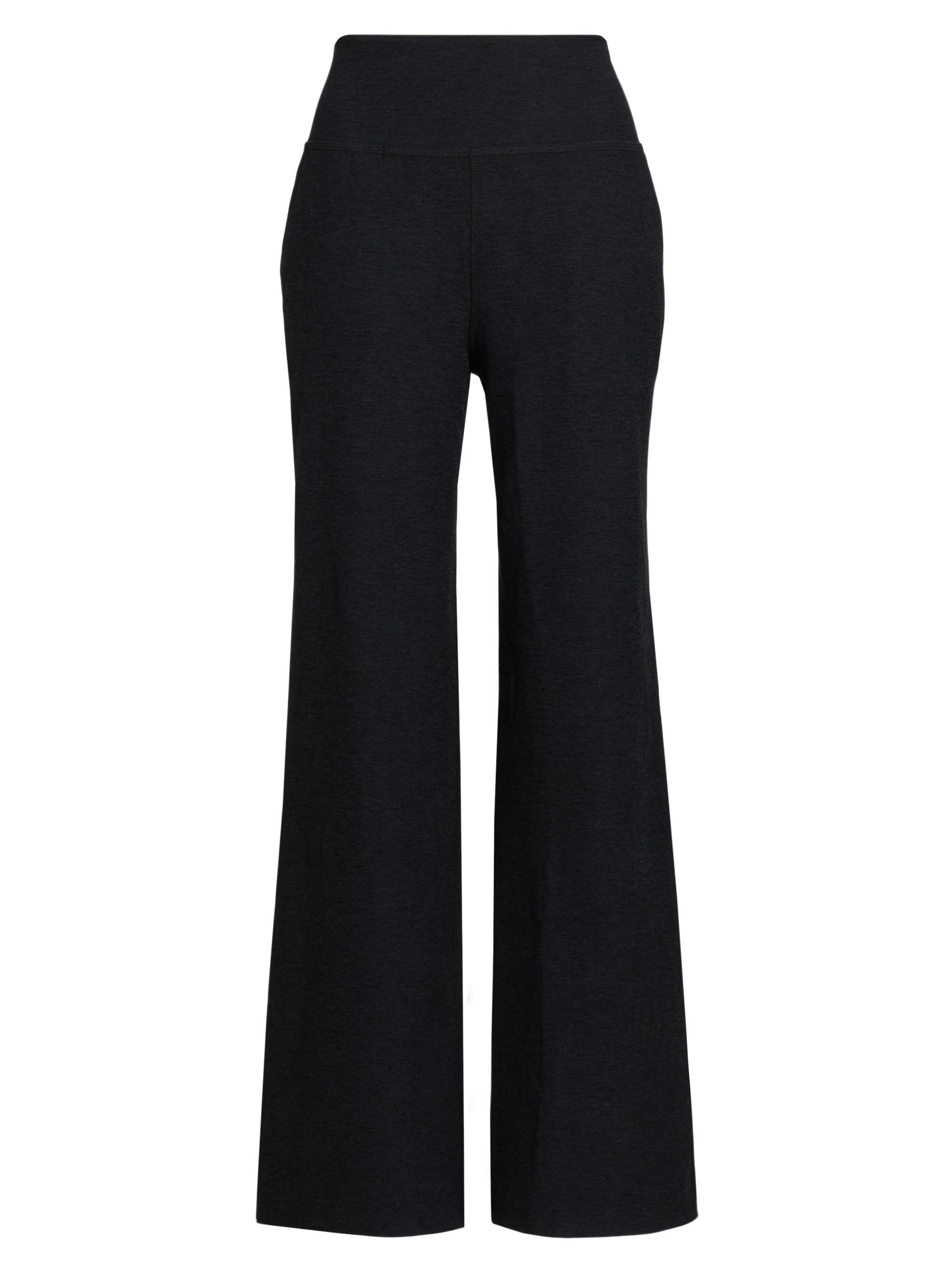 Beyond Yoga Women's High-Rise Straight-Leg Yoga Pants - Darkest Night