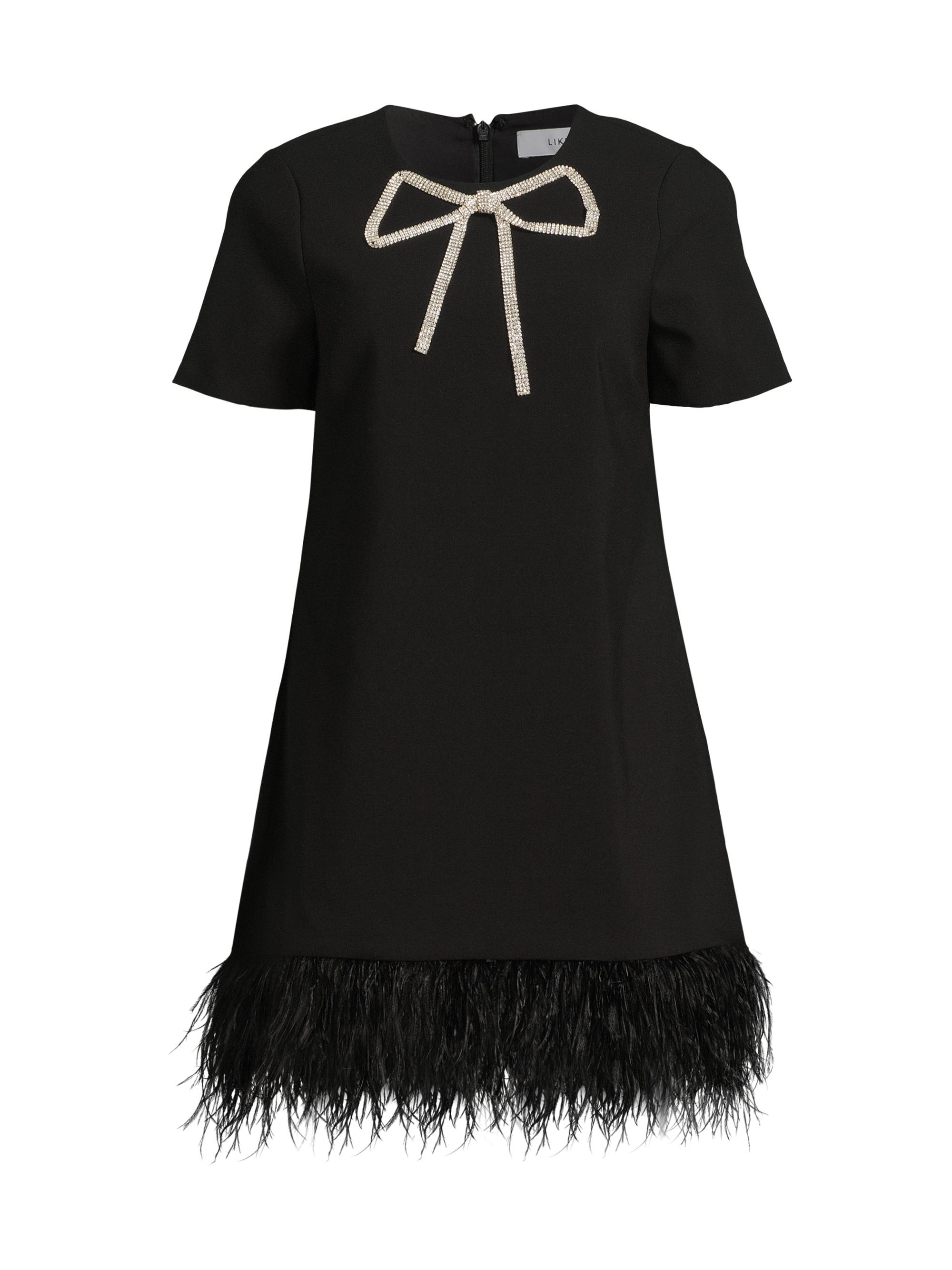 Likely Women's Marullo Jewel Bow Minidress - Black