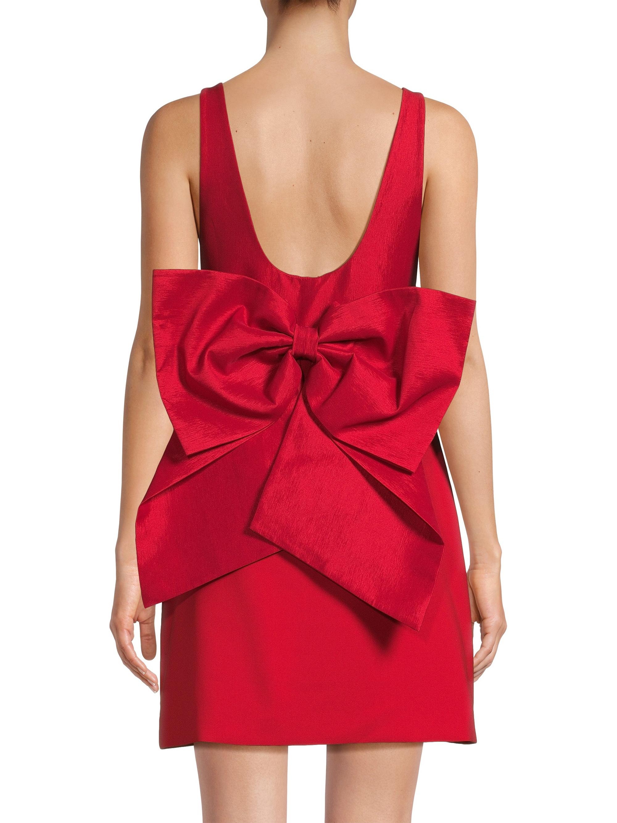 Likely Amalia Back Bow Minidress | Saks Fifth Avenue