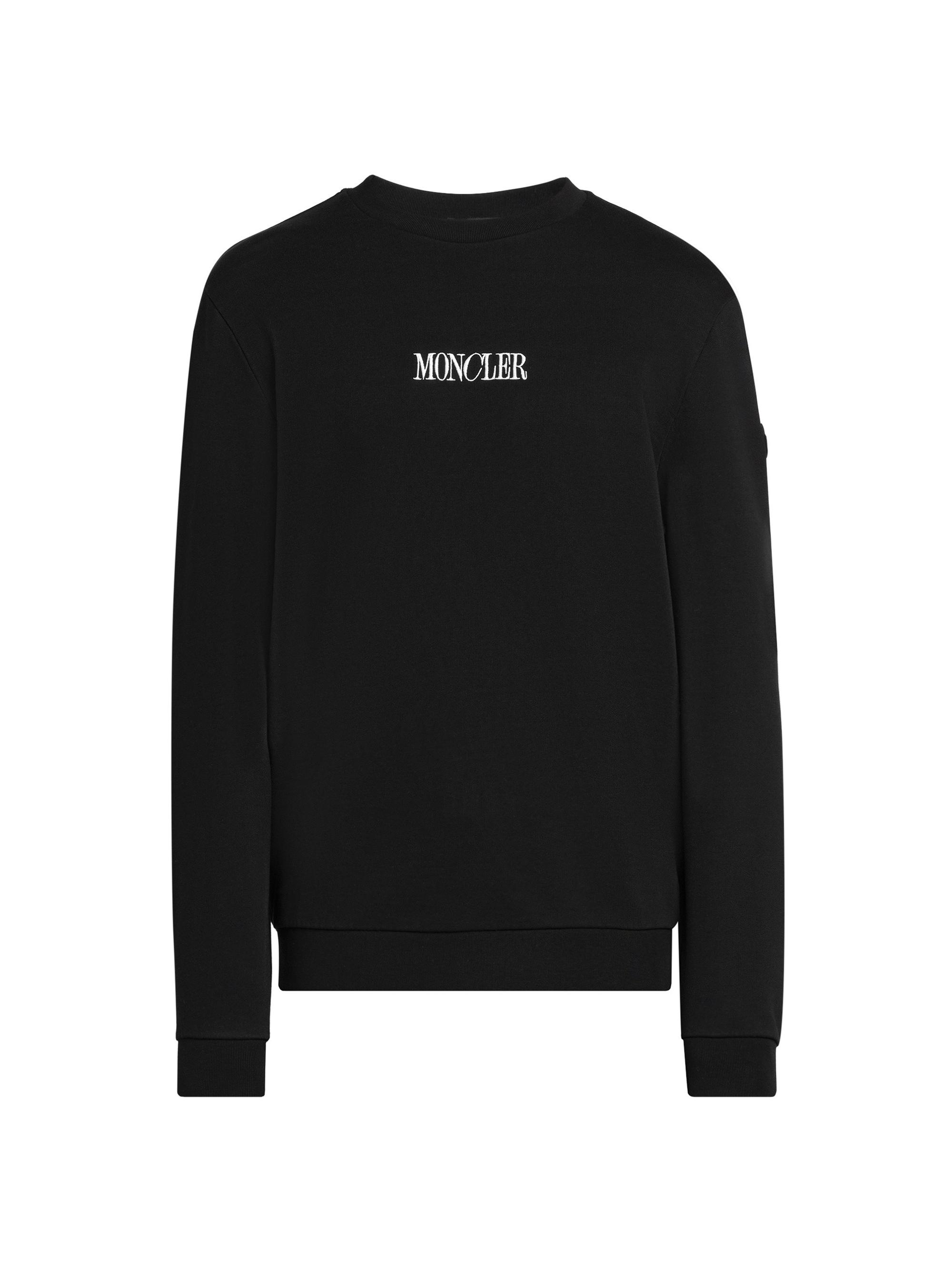 Moncler Men's Crewneck Sweatshirt - Black