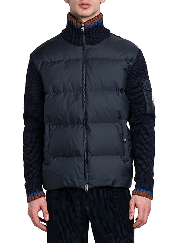 Shop Moncler Down-Filled Cardigan | Saks Fifth Avenue Shop Moncler Down-Filled Cardigan | Saks Fifth Avenue