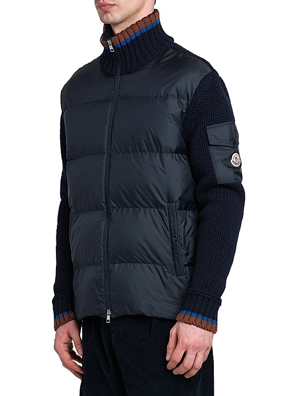 Shop Moncler Down-Filled Cardigan | Saks Fifth Avenue Shop Moncler Down-Filled Cardigan | Saks Fifth Avenue
