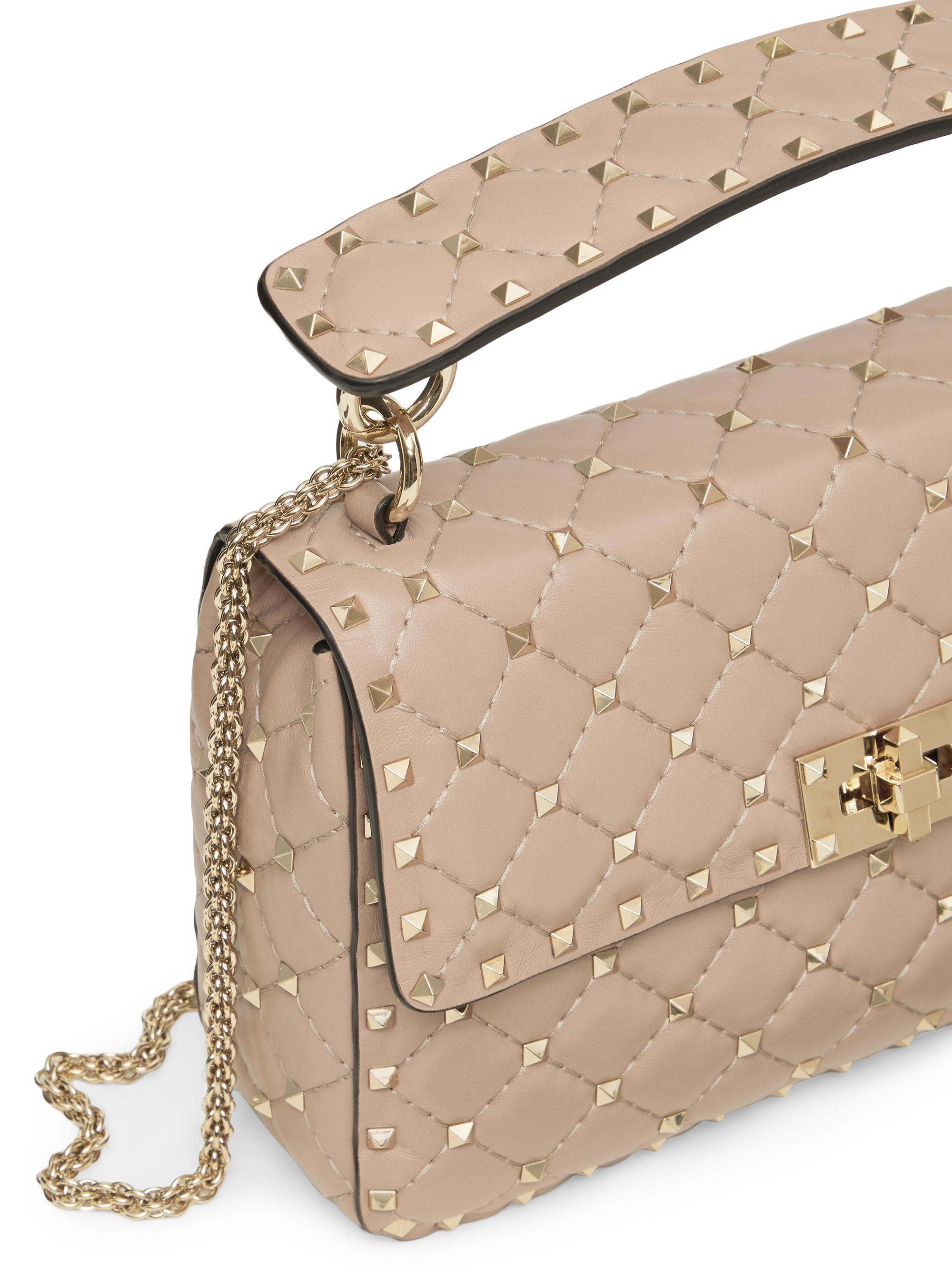 Valentino Garavani Medium Nappa Rockstud Spike Shoulder Bag Saks
