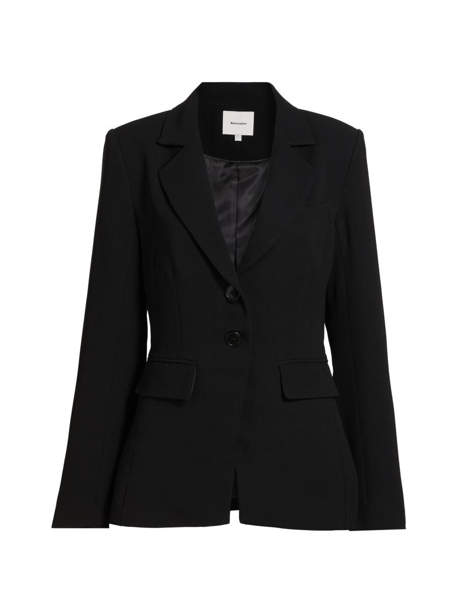 Shop Reformation Bondi Two-Button Blazer | Saks Fifth Avenue