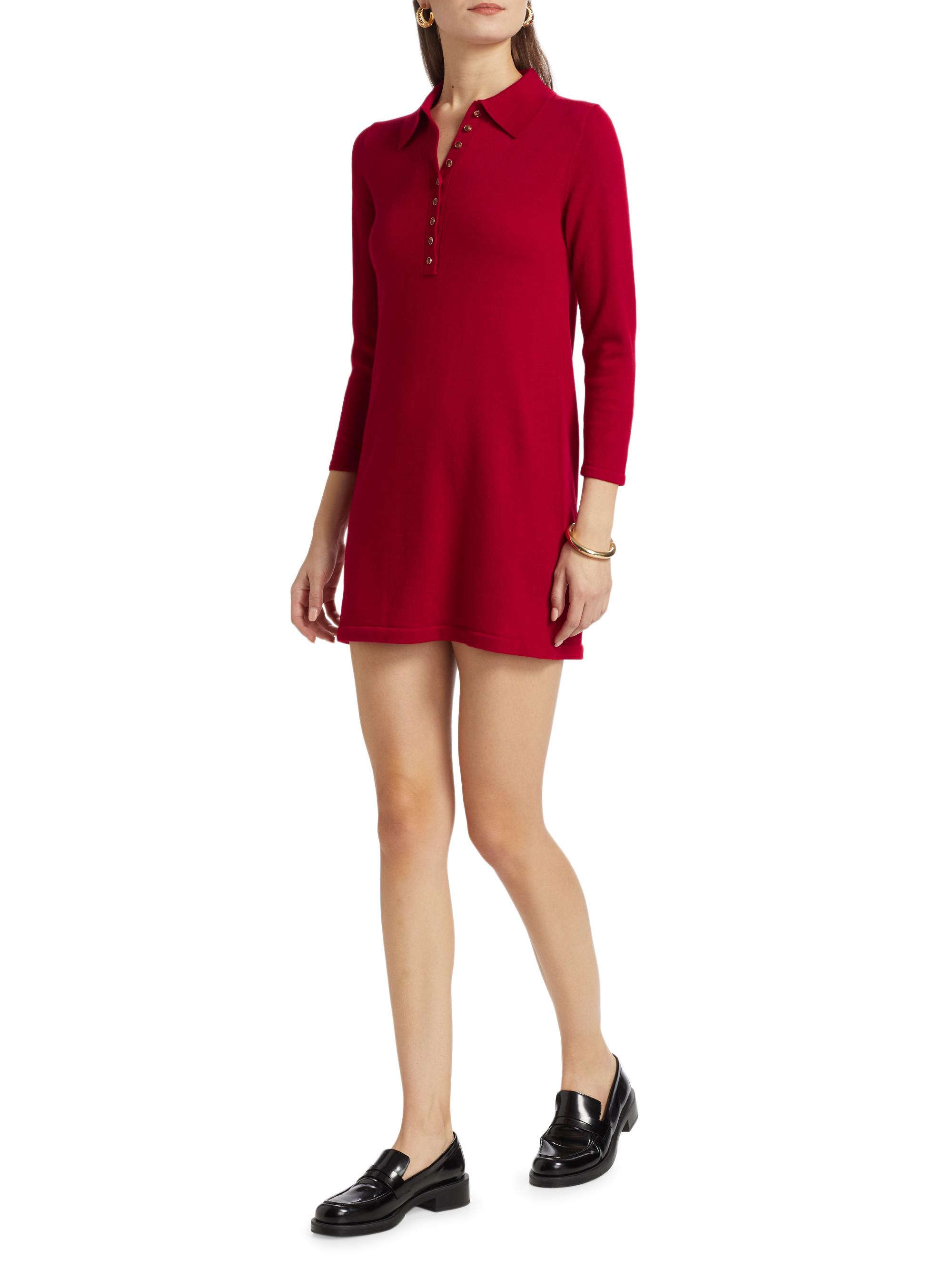 luell regenerative merino polo mini dress Luell Regenerative Merino Polo Mini Dress  On Sale Now with Up to 60% Off