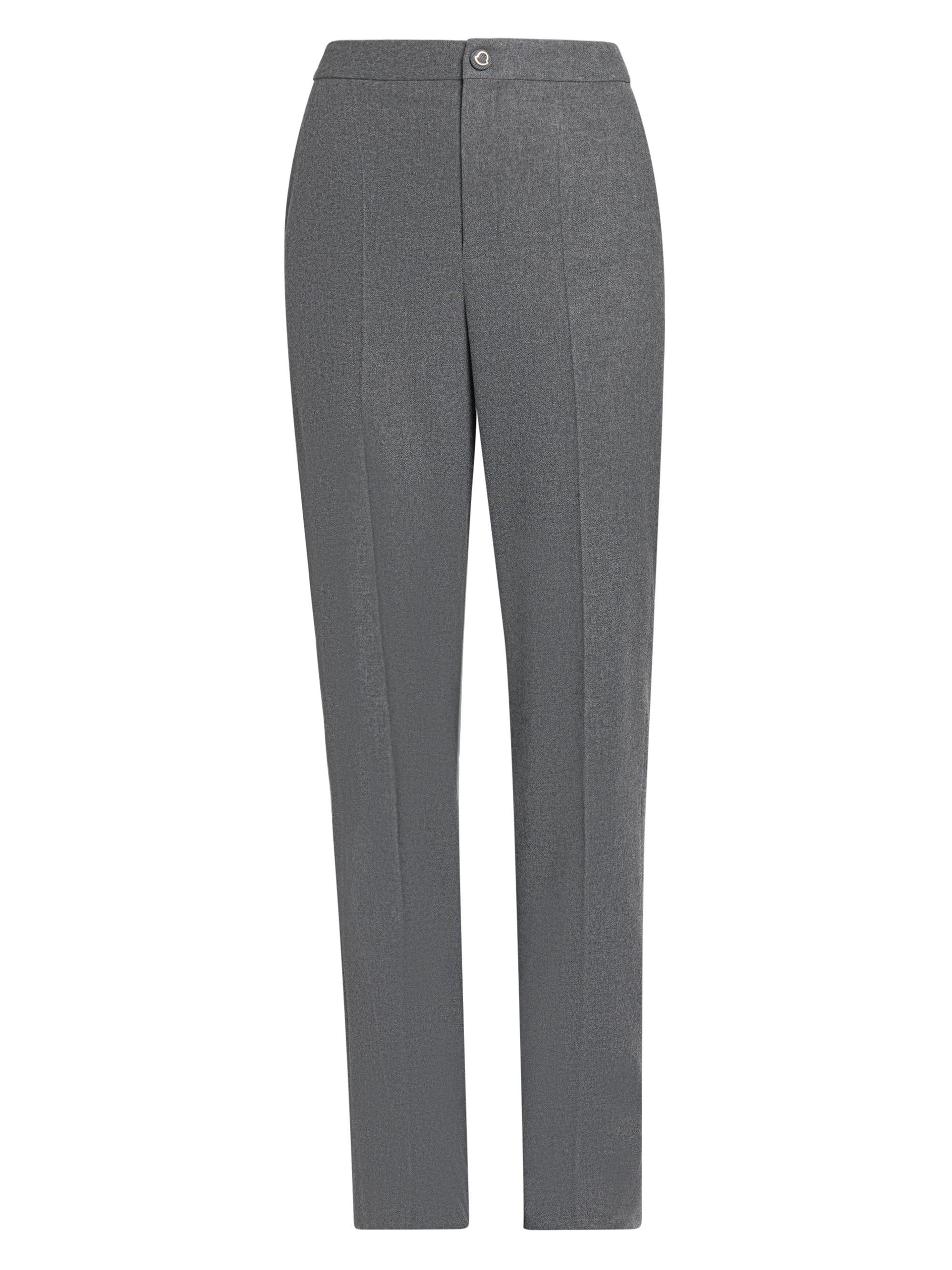 Moncler Women's Logo Patch Pants - Gray