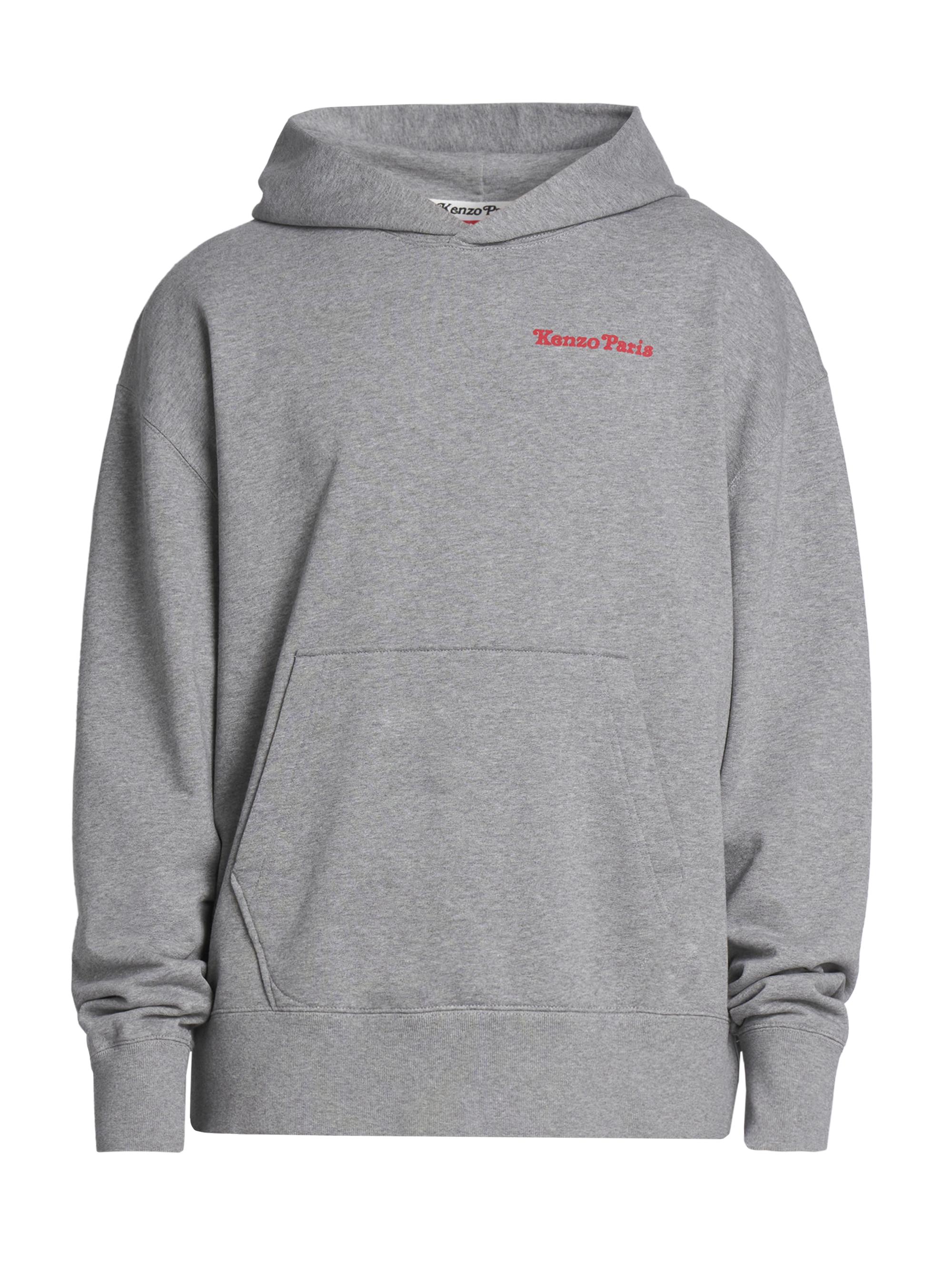 Kenzo Men's  Verdy Market Tiger Cotton Hoodie - Pearl Grey