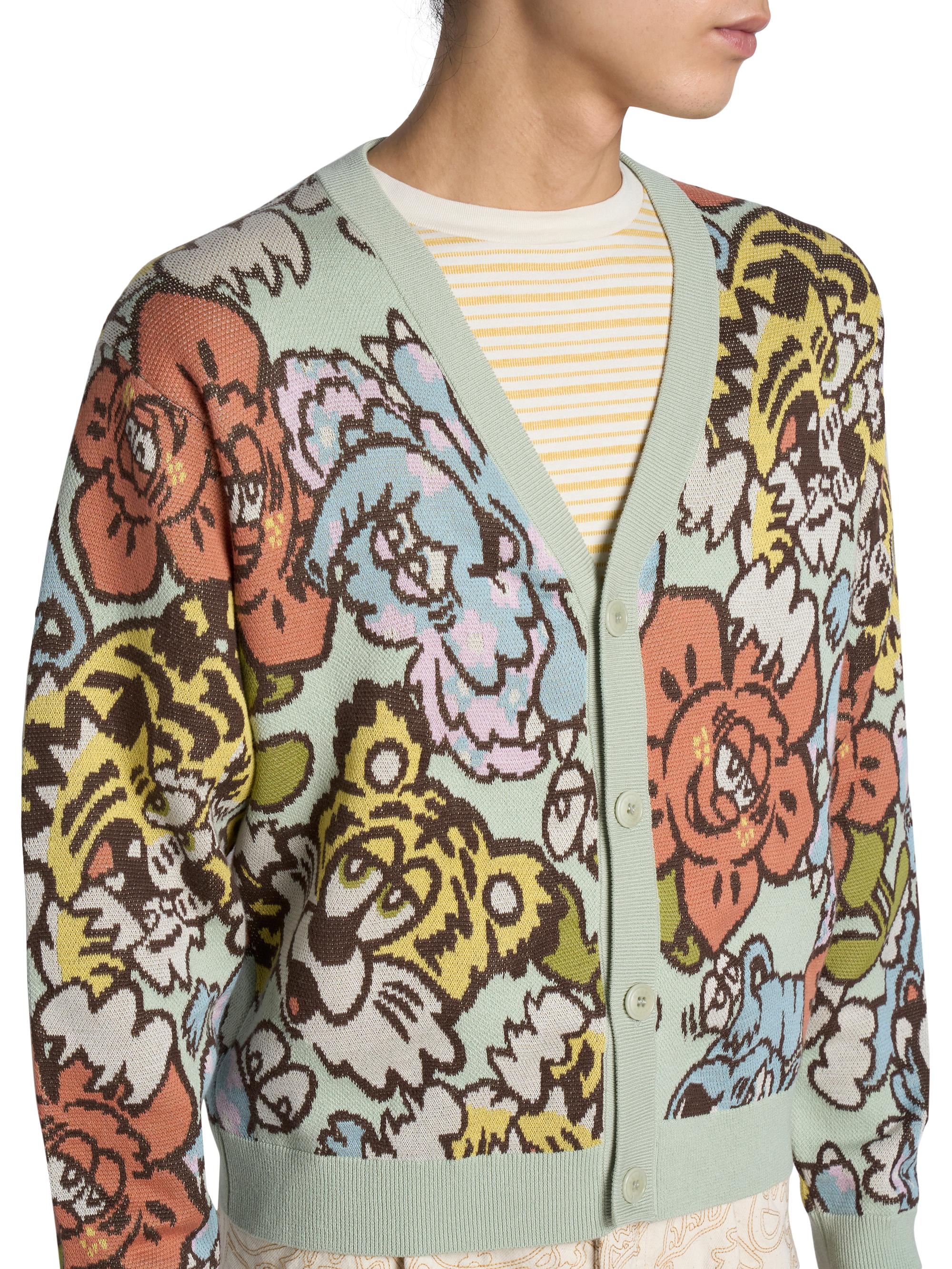 Kenzo Kenzo x Verdy Intarsia-Knit V-Neck Cardigan | Saks Fifth Avenue