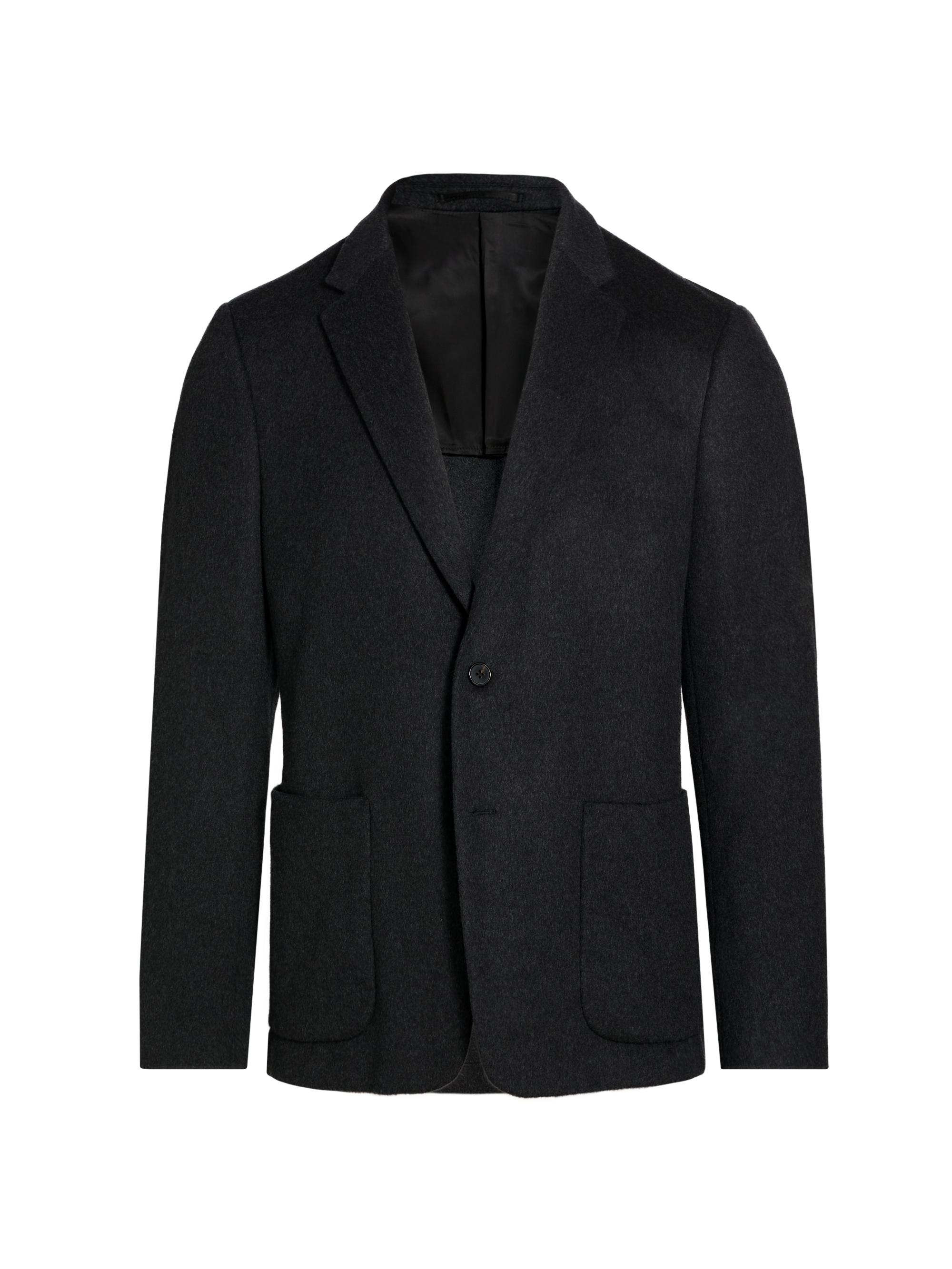 Theory Men's Clinton Wool-Cashmere Jacket - Charcoal Melange