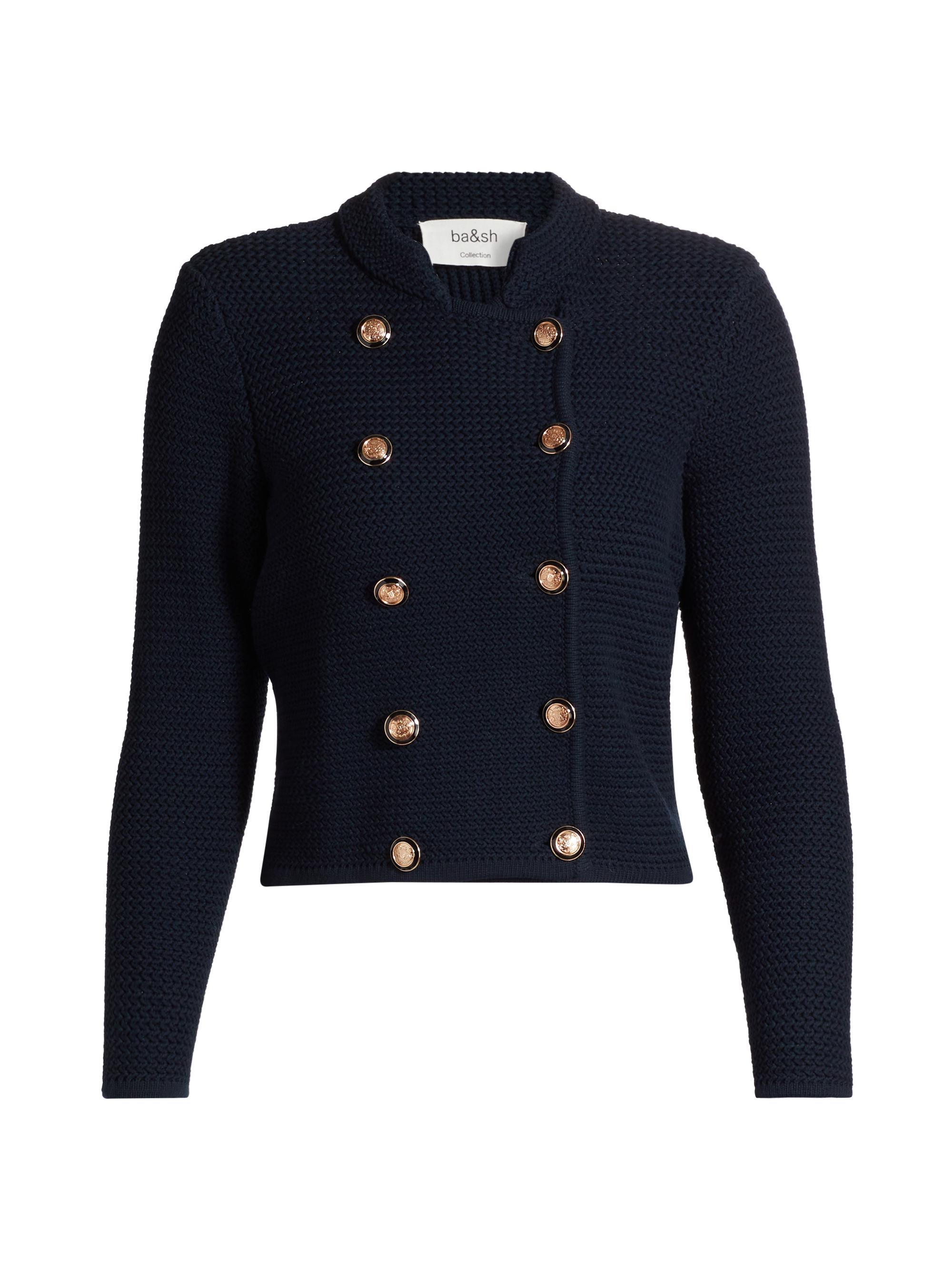 ba & sh Women's Louman Double-Breasted Cardigan - Marine