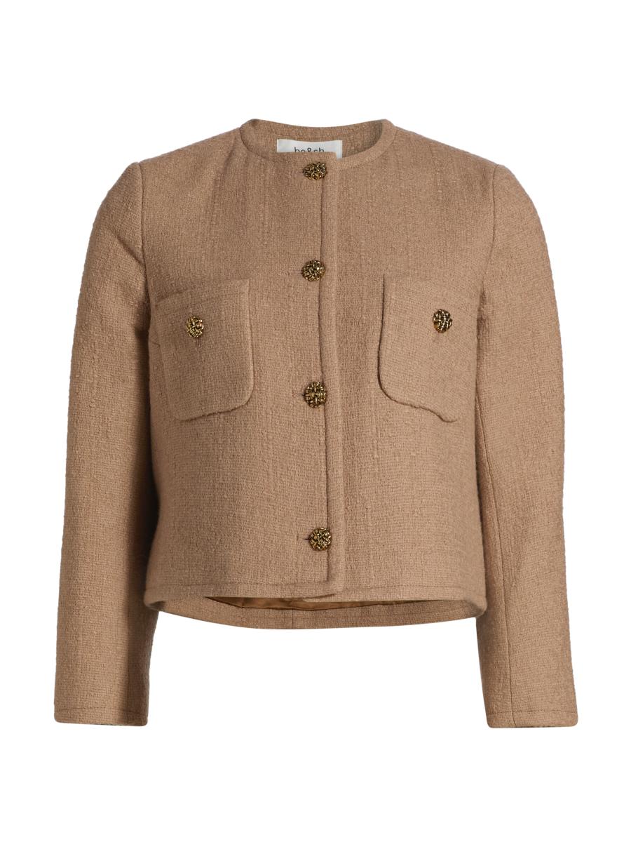 Ba&sh Women's Meredith Cotton-blend Jacket In Brown