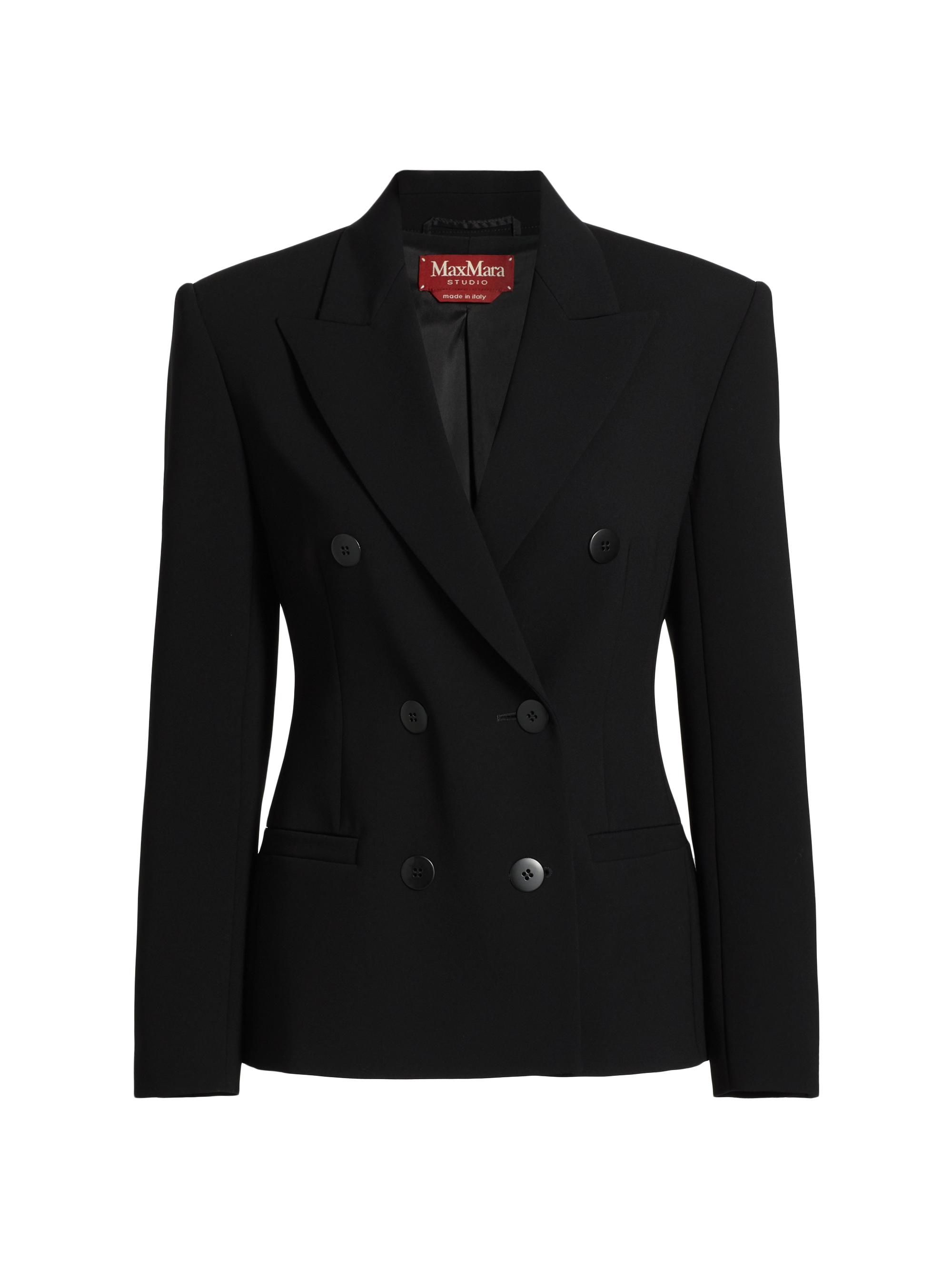 Max Mara Studio Women's Key Double-Breasted Blazer - Black