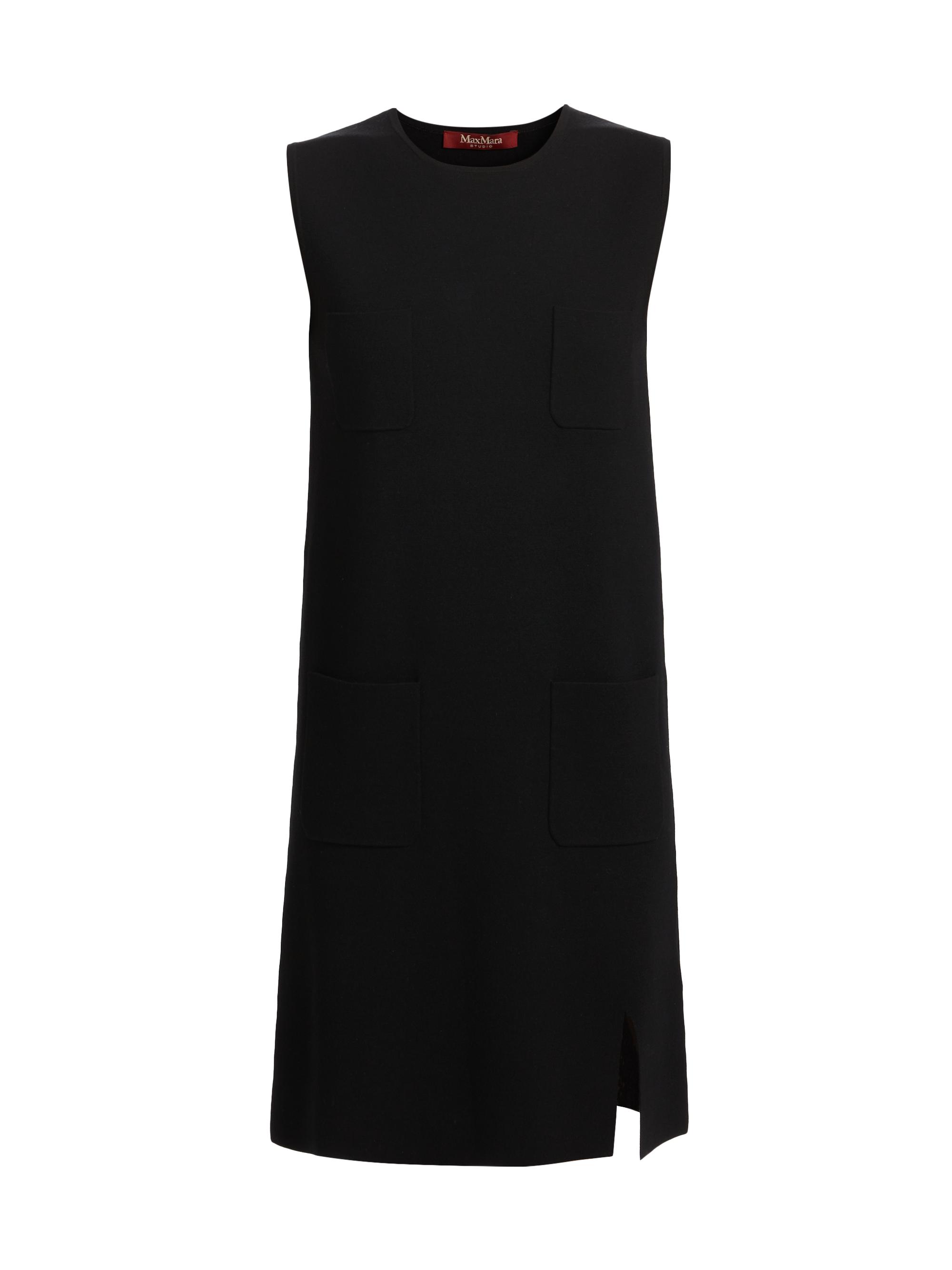 Max Mara Studio Women's Parata Jersey Sleeveless Minidress - Black