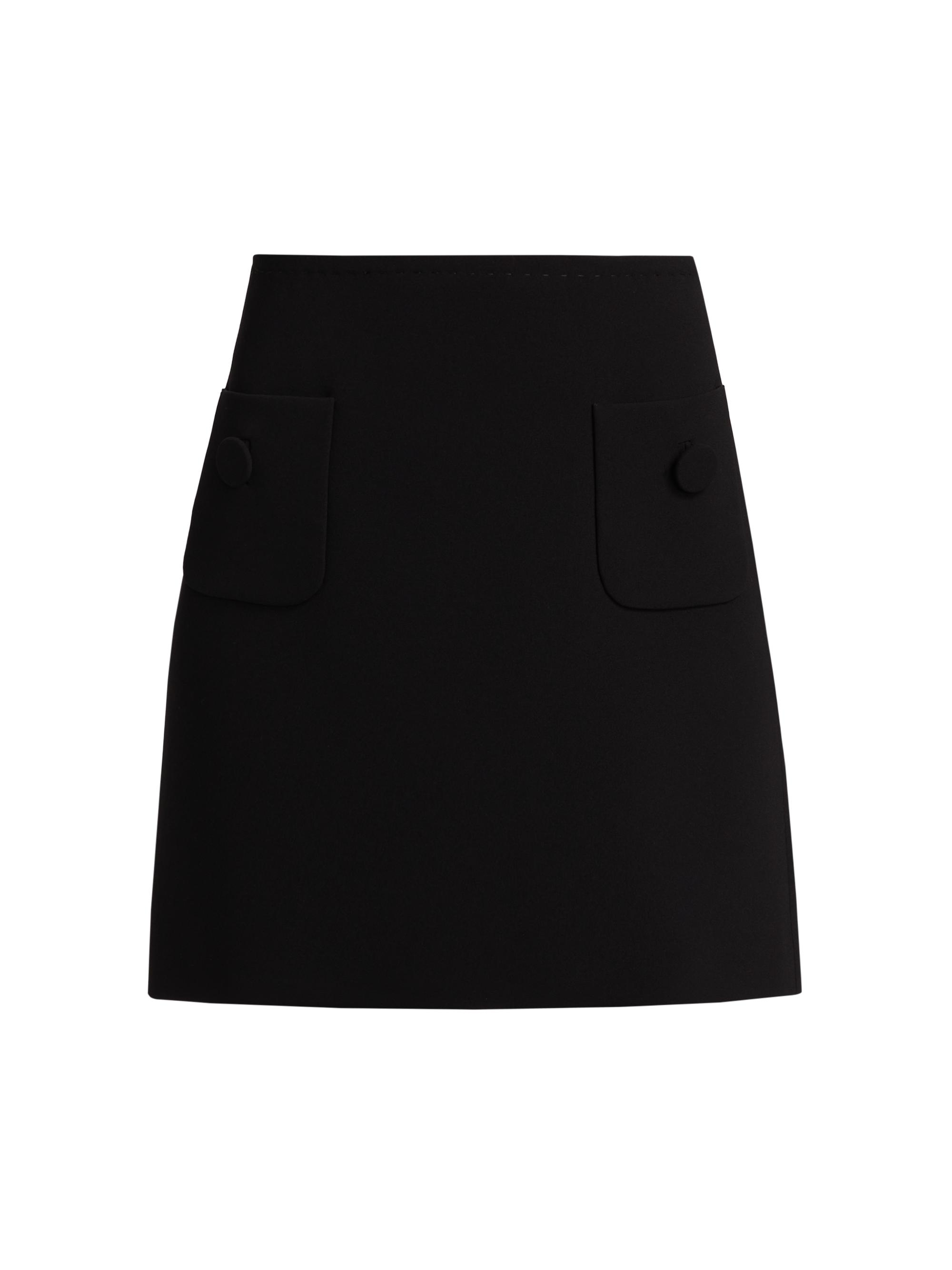 Max Mara Studio Women's Pagine A-Line Miniskirt - Black