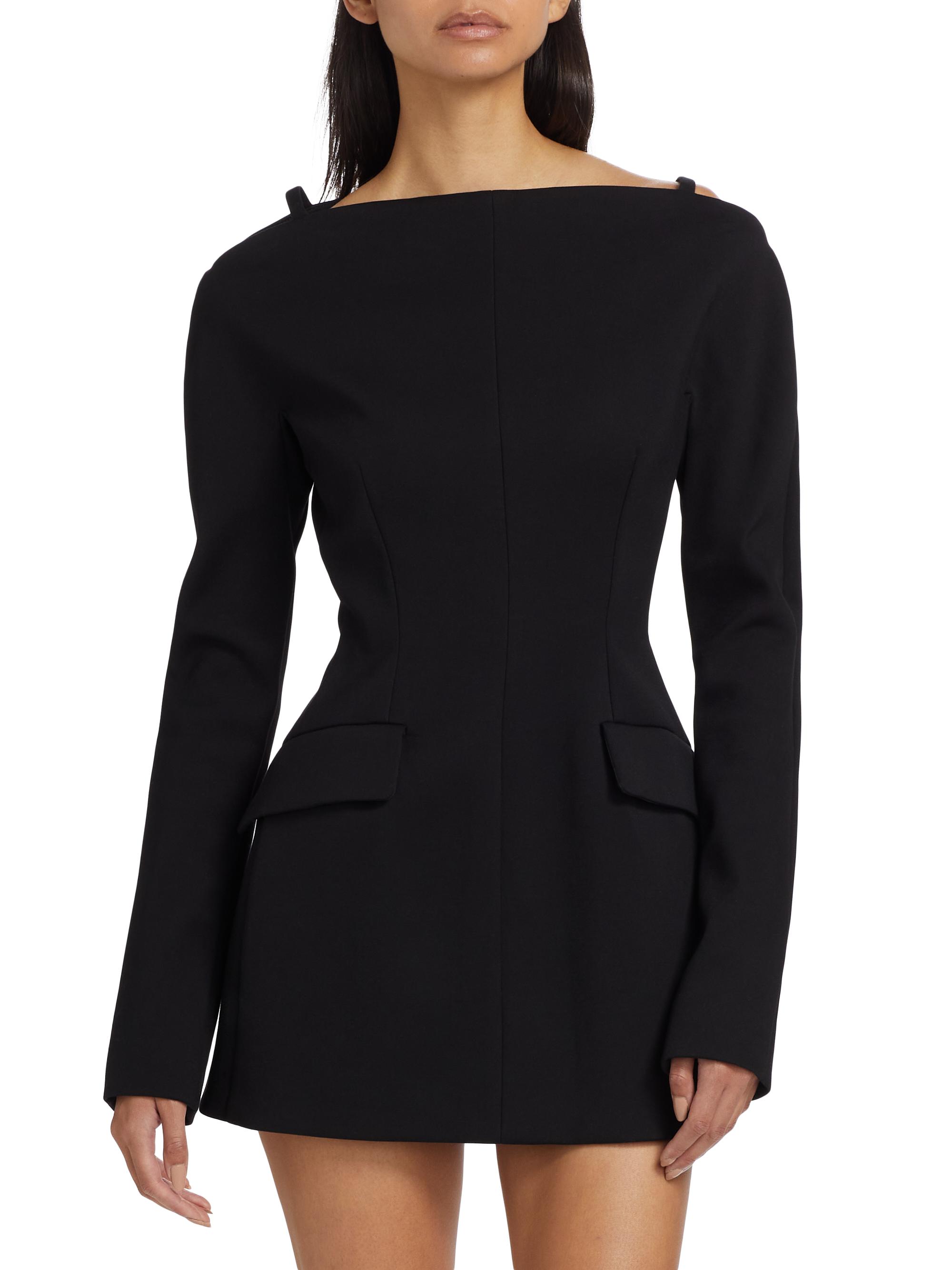 Sportmax Dakar Long-Sleeve Minidress | Saks Fifth Avenue