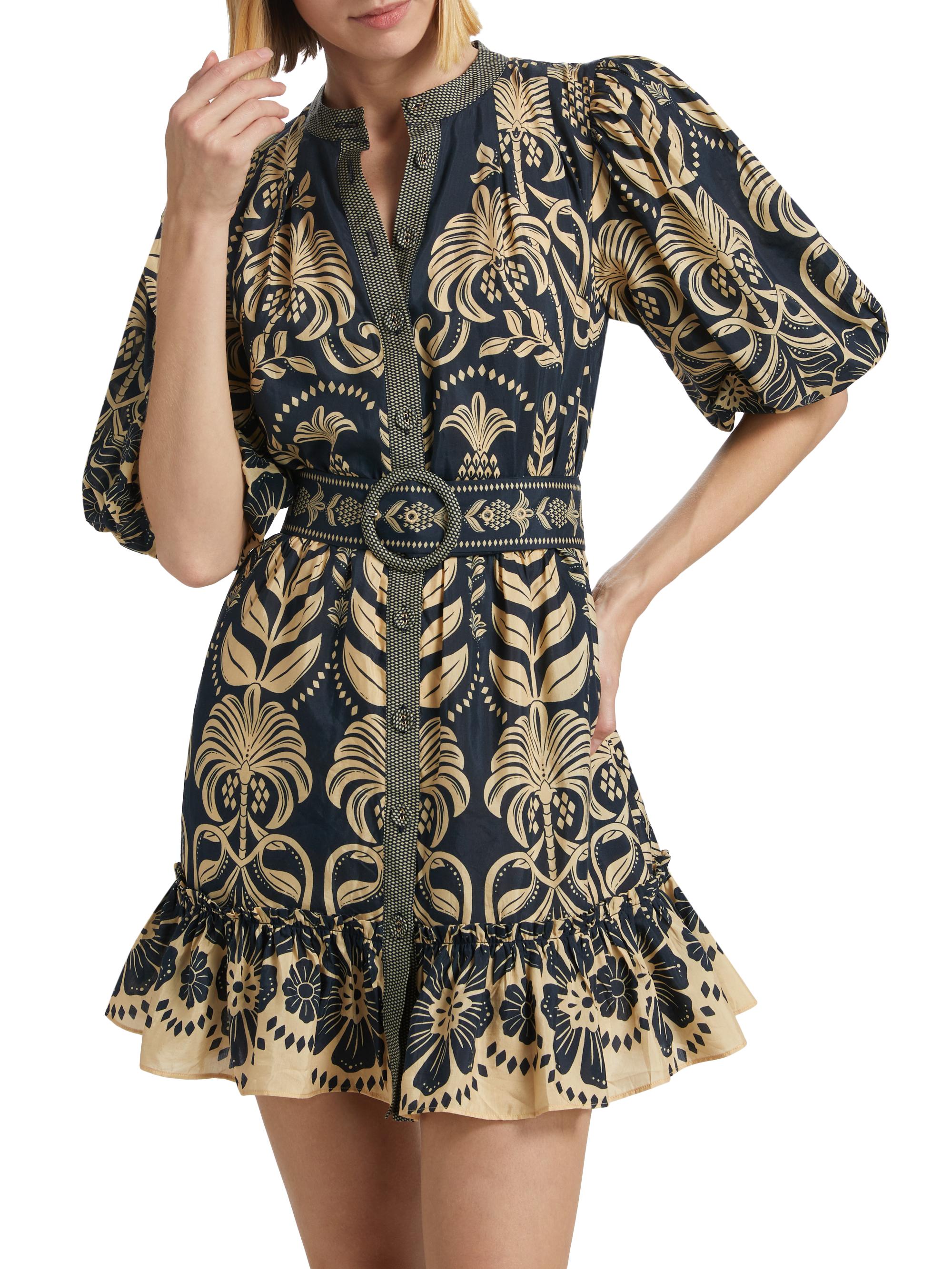 Farm Rio Ainika Tropical Splendor Minidress | Saks Fifth Avenue