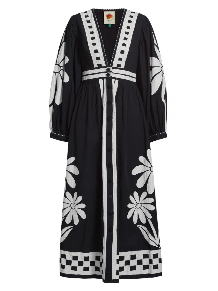 Shop Farm Rio Nature Graphic Floral Maxi Dress | Saks Fifth Shop Farm Rio Nature Graphic Floral Maxi Dress | Saks Fifth