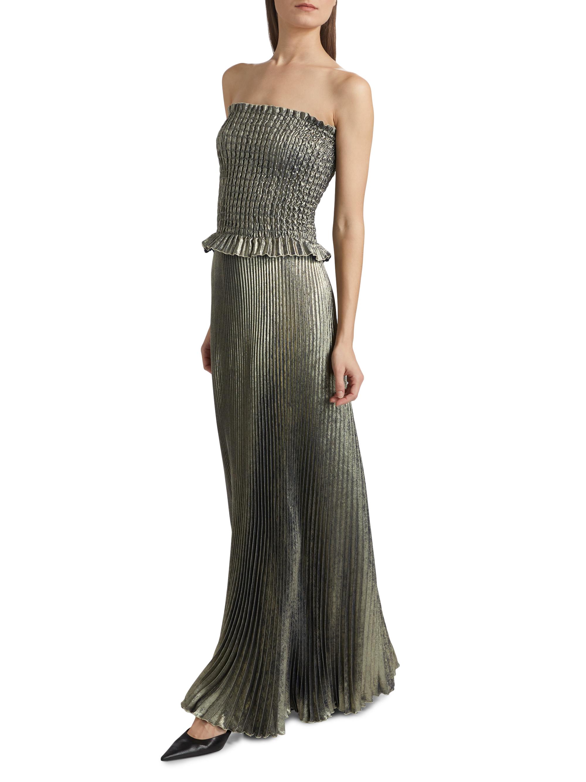 fall long sleeve maxi dresses Embellished Long Sleeve Backless Maxi Dress in White - 8